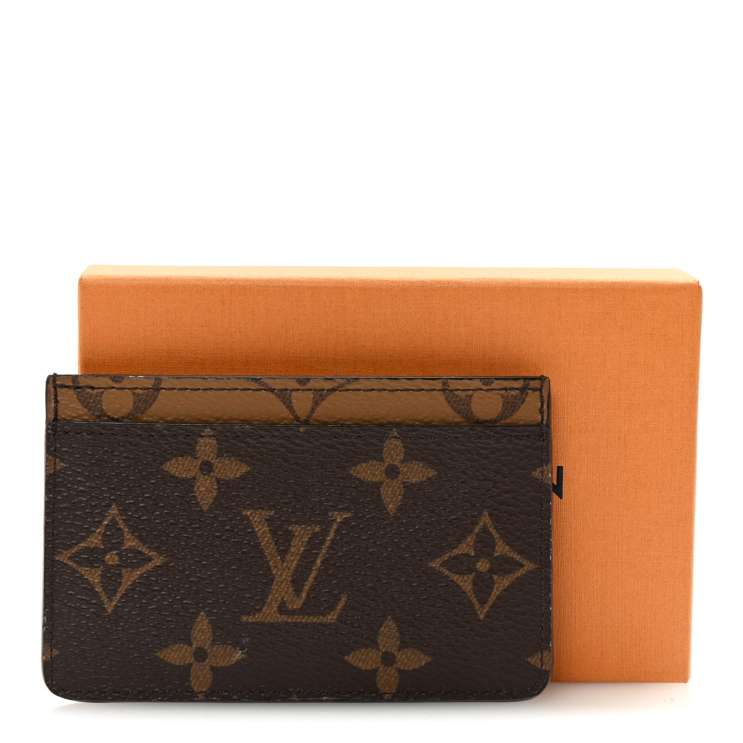 Reverse Monogram Card Holder