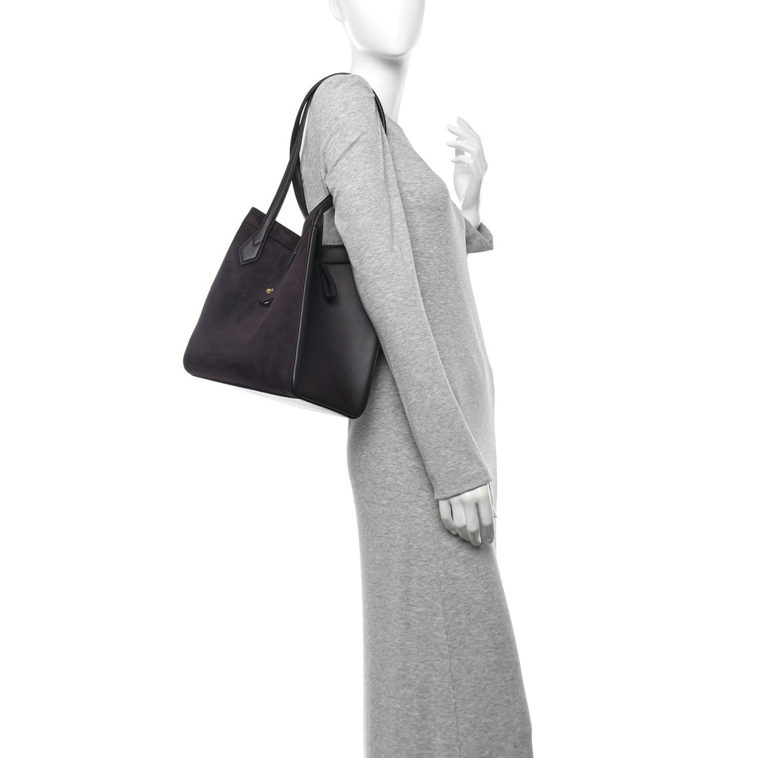 Vitello Vernice Camoscio Medium Fendi Origami Plum