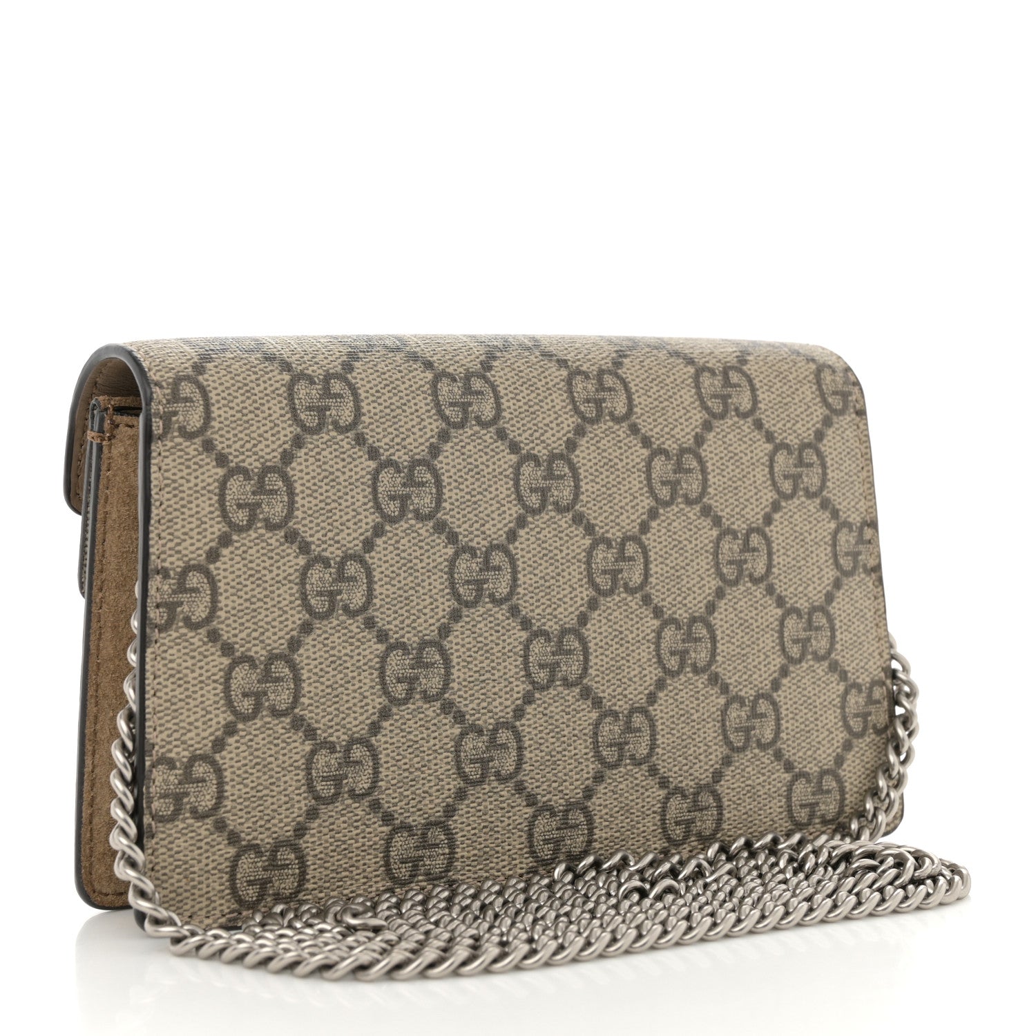 GG Supreme Monogram Super Mini Dionysus Shoulder Bag Taupe