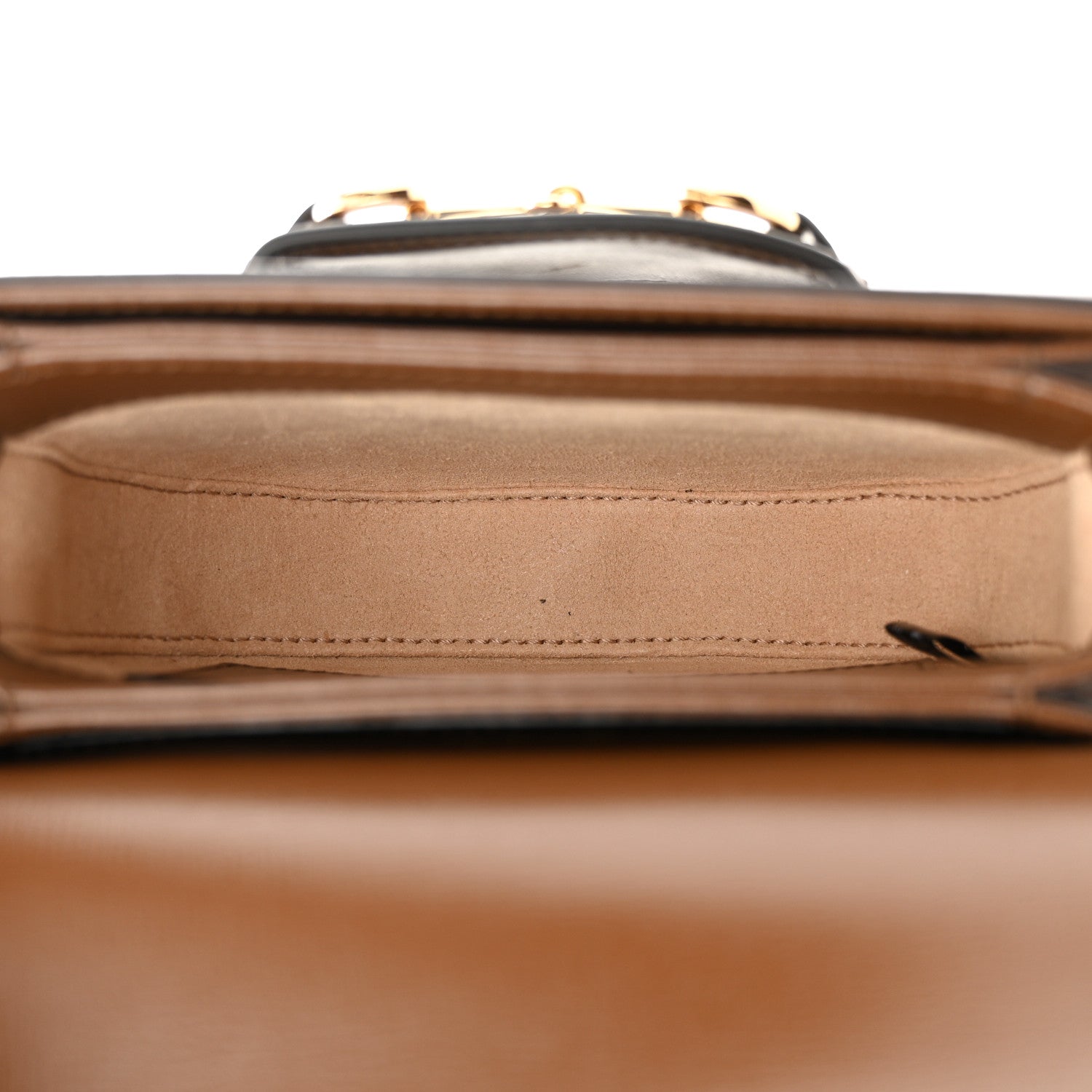 GG Supreme Monogram Horsebit 1955 Belt Bag Beige Brown Sugar