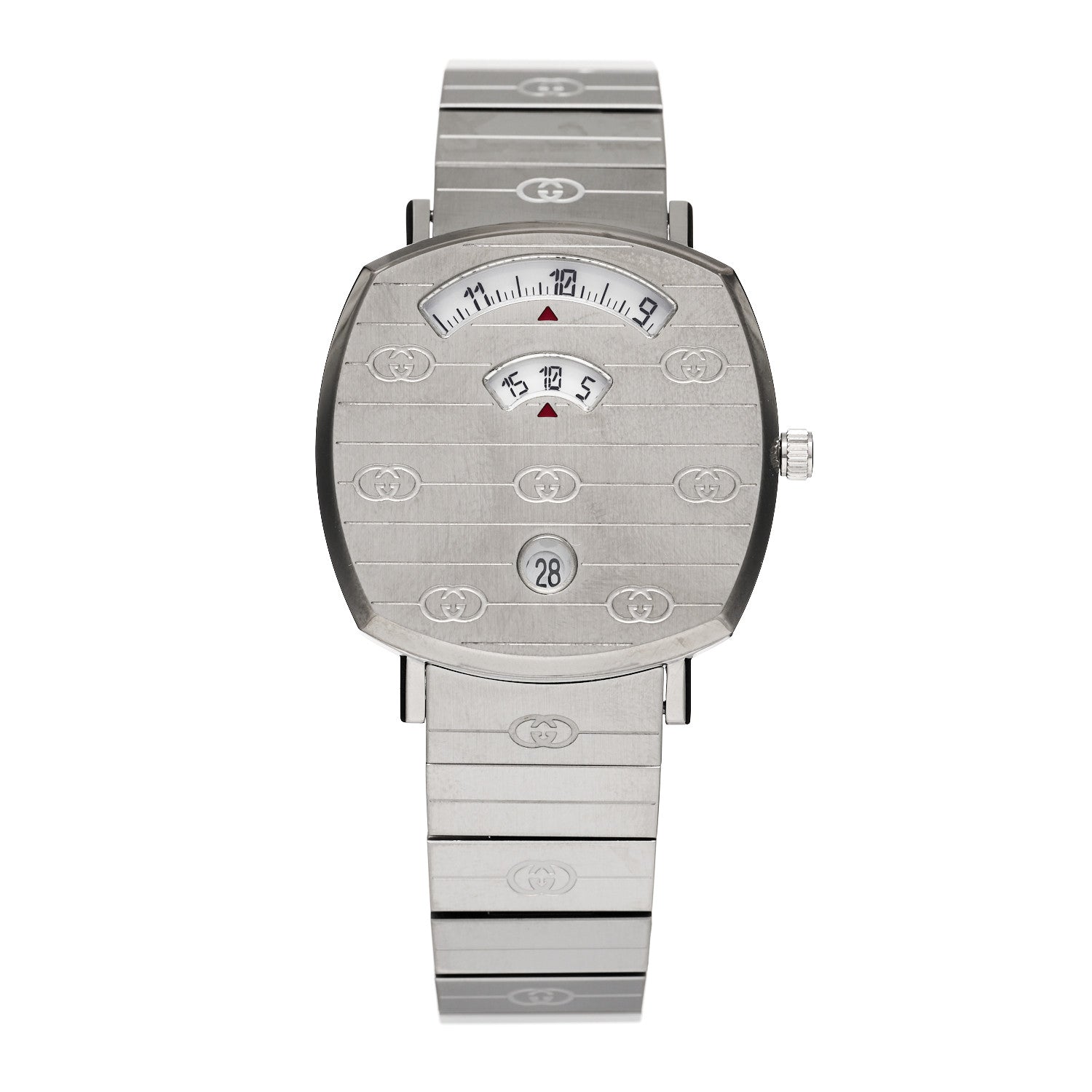 Stainless Steel 35mm Grip Quartz Watch