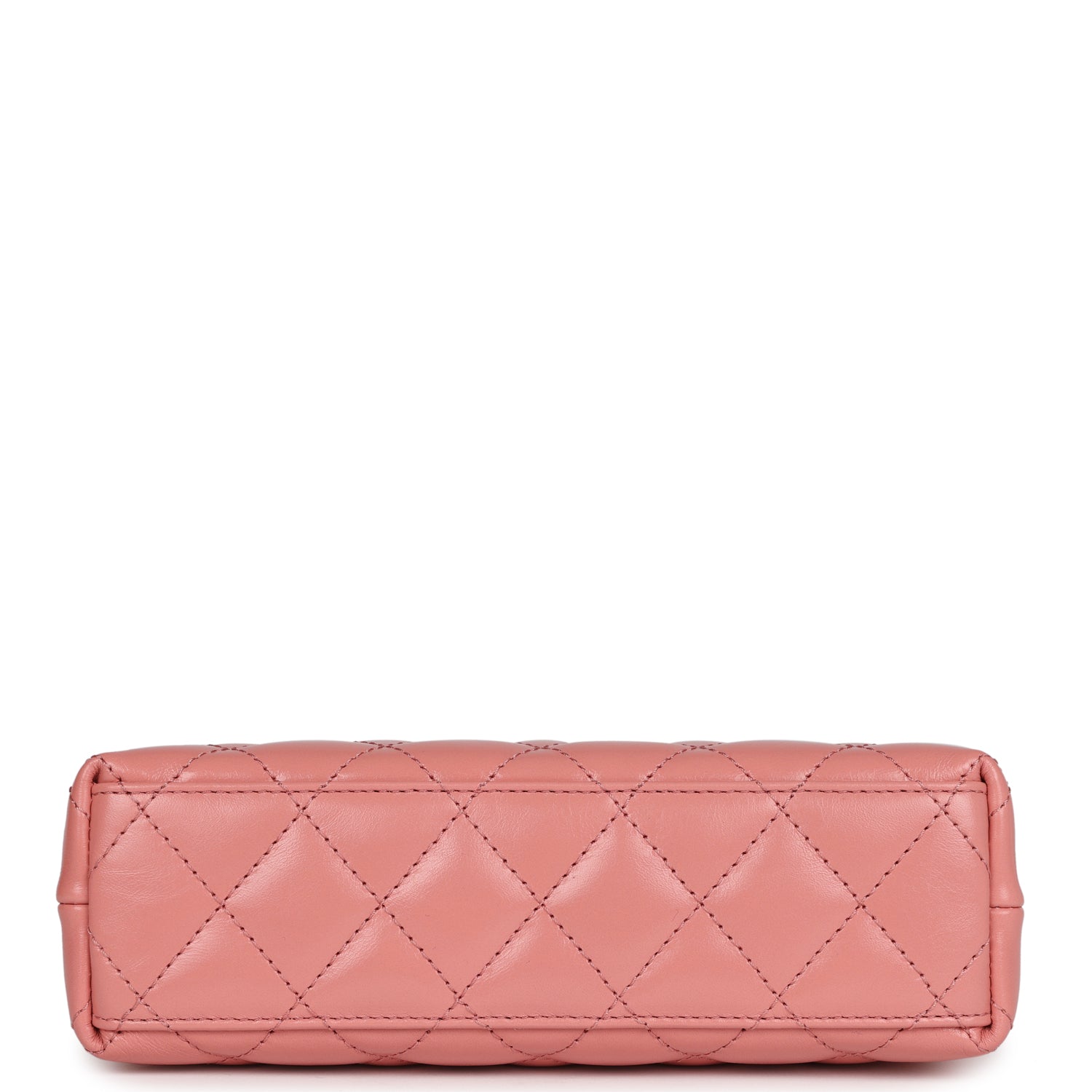 Chanel Small Kelly Shopper Pink Shiny Aged Calfskin Brushed Gold Hardware