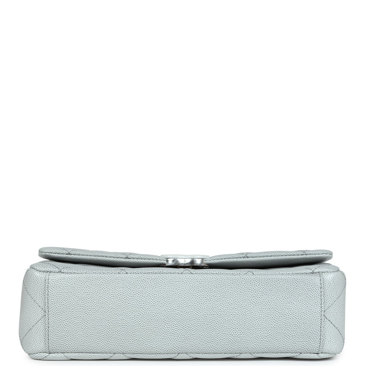 Chanel Small Flap Bag Grey Ombre Caviar Lacquered Metal Hardware