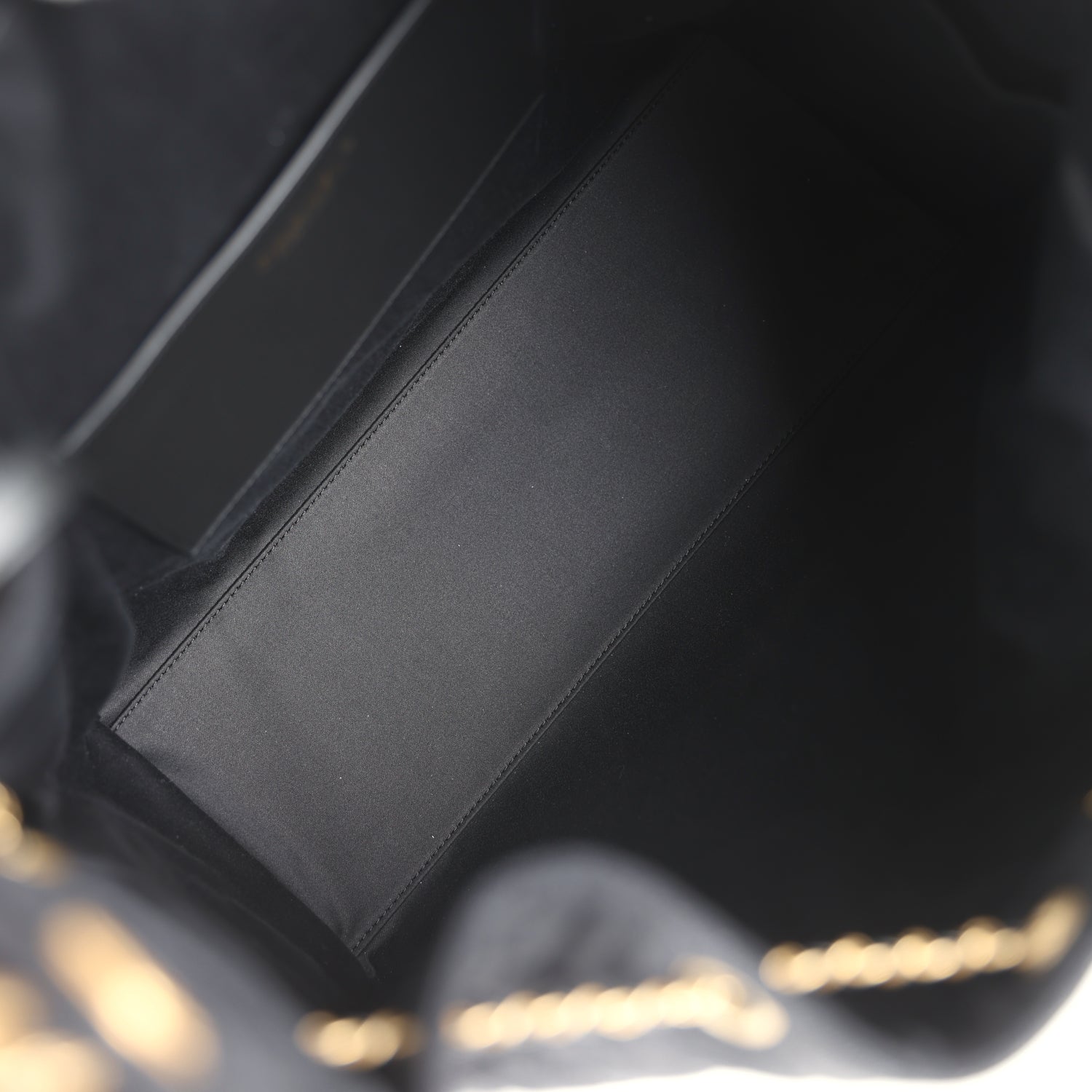 Chanel Large 25 Hobo Bag Black Washed Denim Antique Gold Hardware