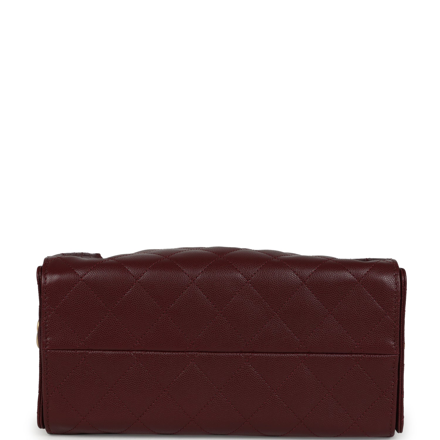 Chanel Small 25 Hobo Bag Burgundy Caviar Antique Gold Hardware