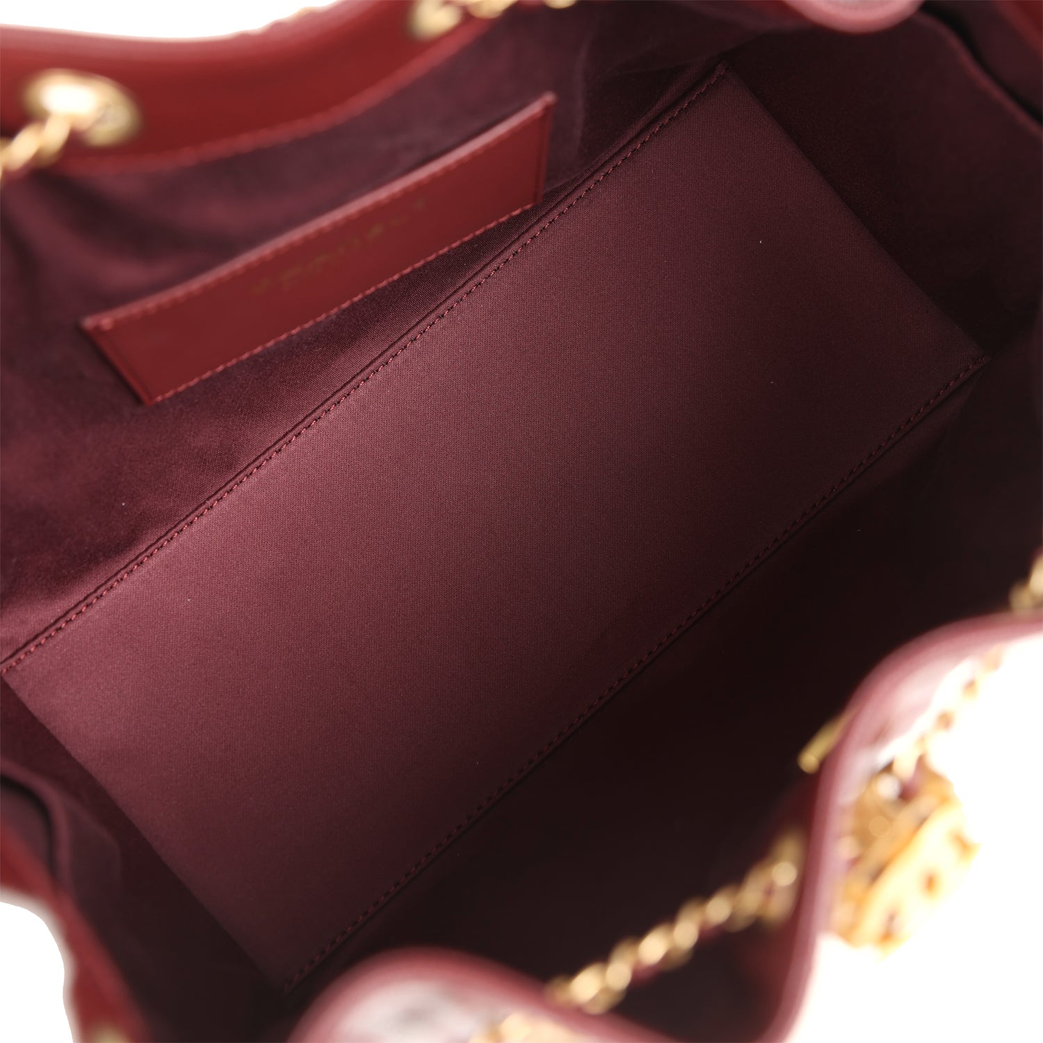 Chanel Small 25 Hobo Bag Burgundy Caviar Antique Gold Hardware