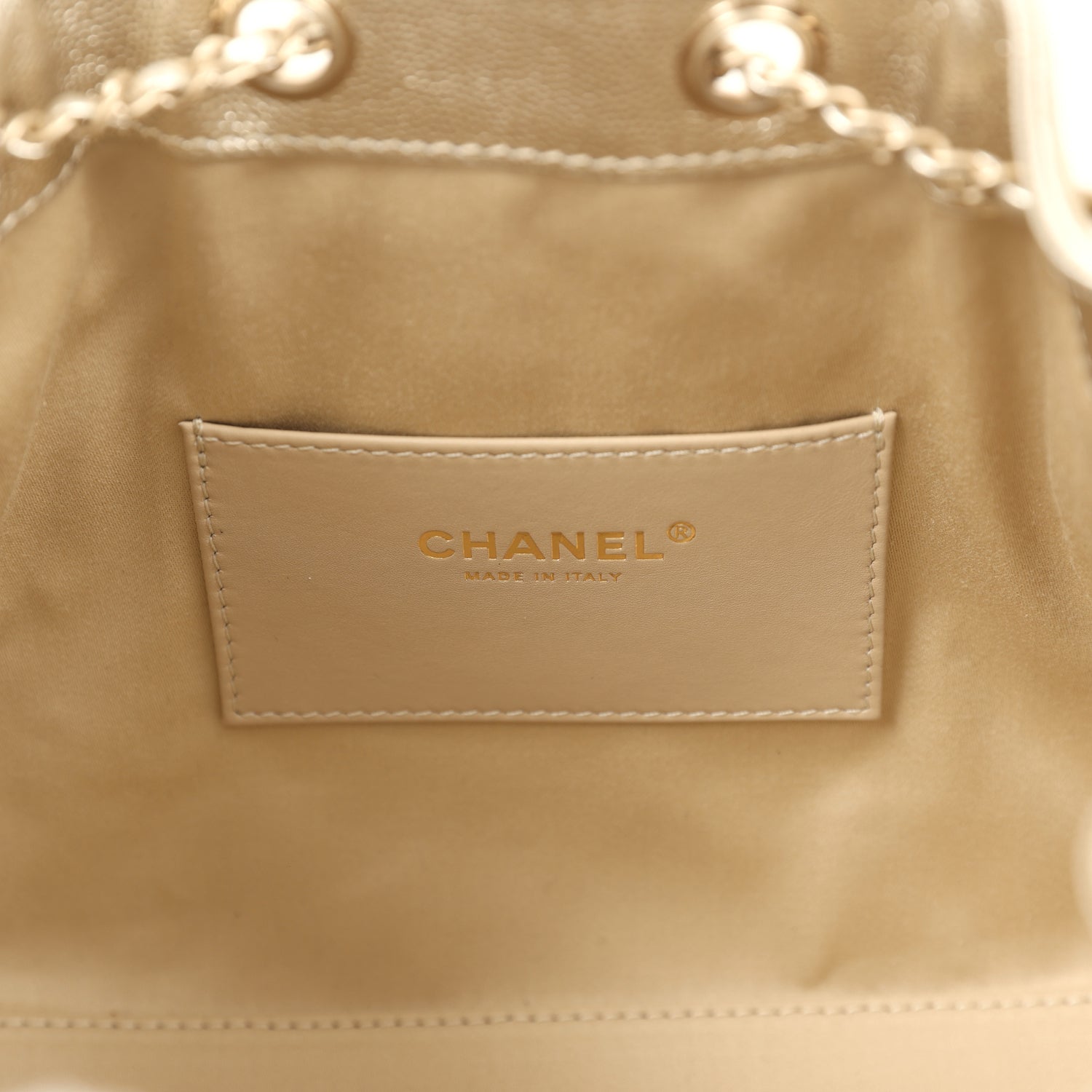 Chanel Small 25 Hobo Bag Metallic Gold Caviar Antique Gold Hardware