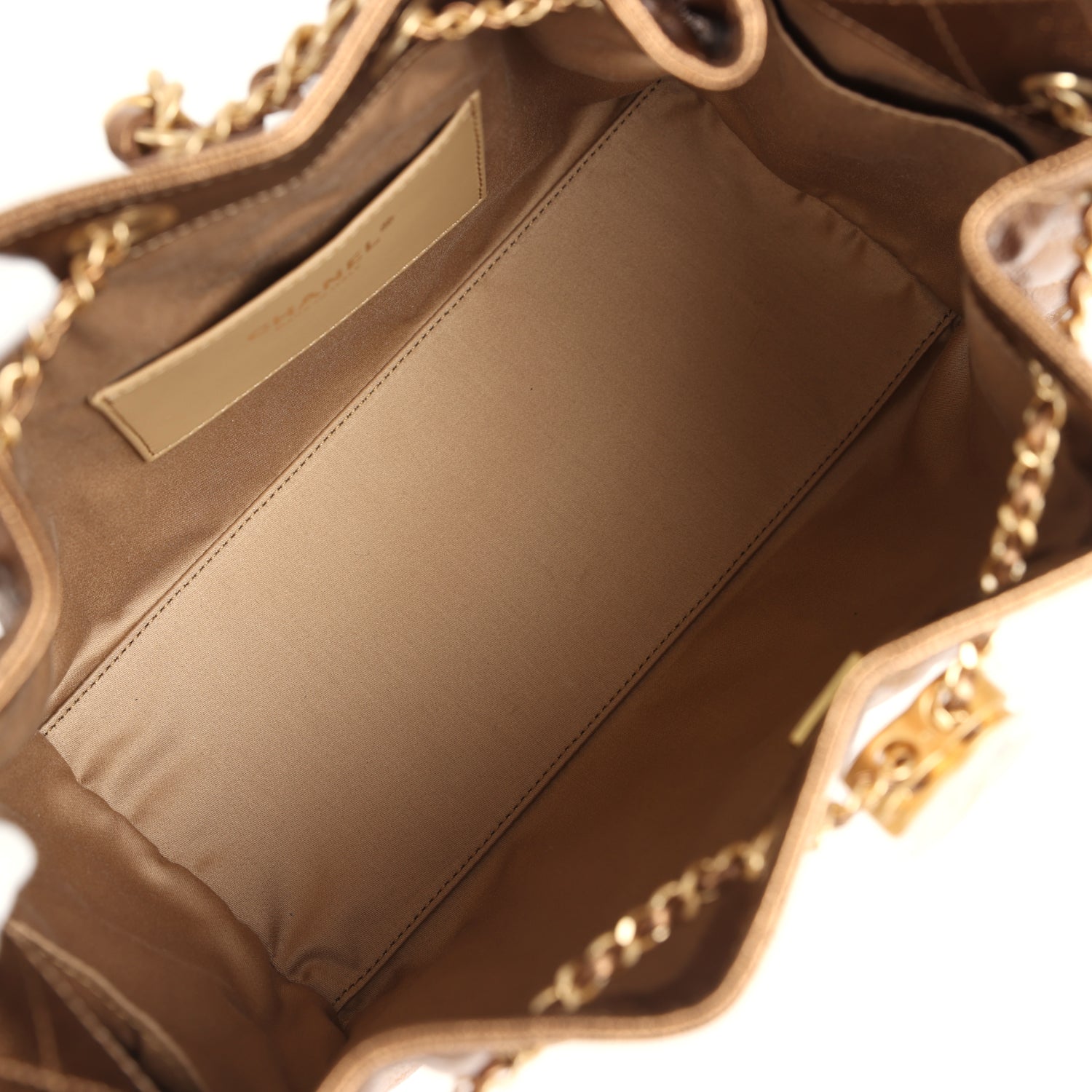 Chanel Small 25 Hobo Bag Metallic Bronze Caviar Antique Gold Hardware