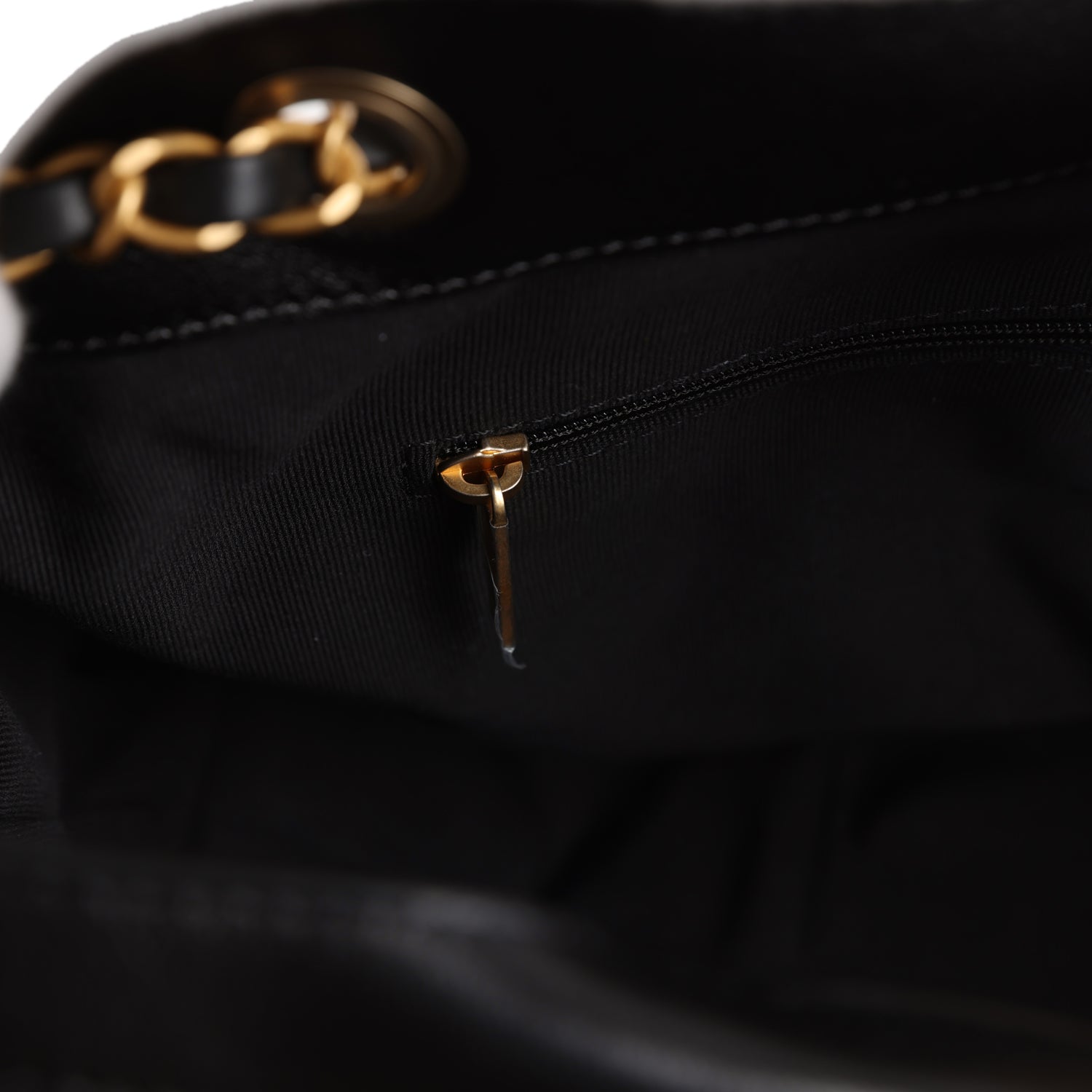 Chanel Small Coco Hobo Bag Brown Suede and Black Shiny Lambskin Brushed Gold Hardware