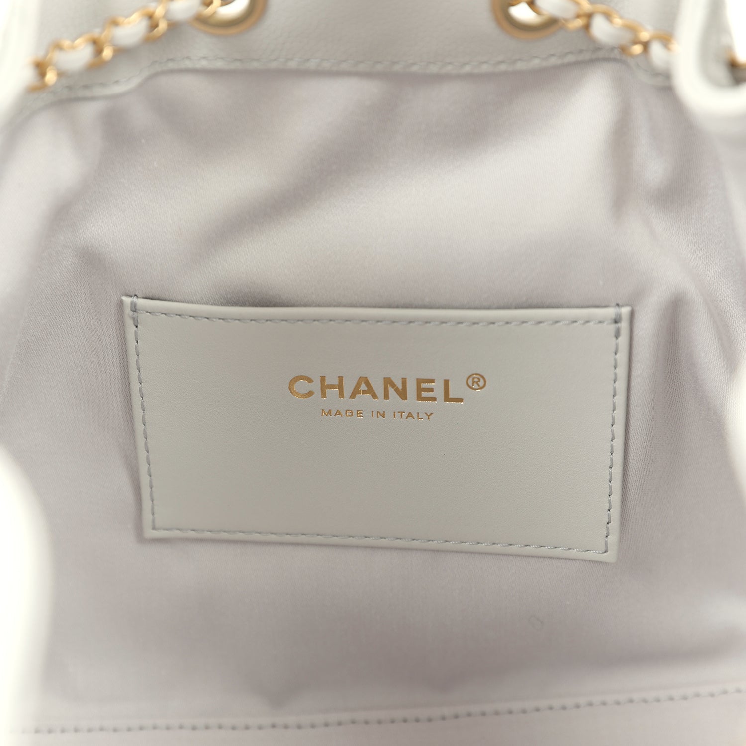 Chanel Small 25 Hobo Bag Light Grey Caviar Antique Gold Hardware
