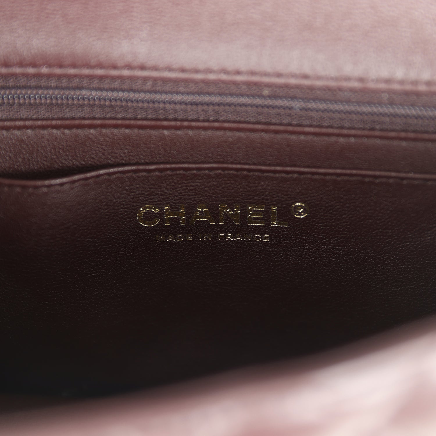 Chanel Mini Rectangular Flap Bag with Top Handle Dark Brown Lambskin Light Gold Hardware