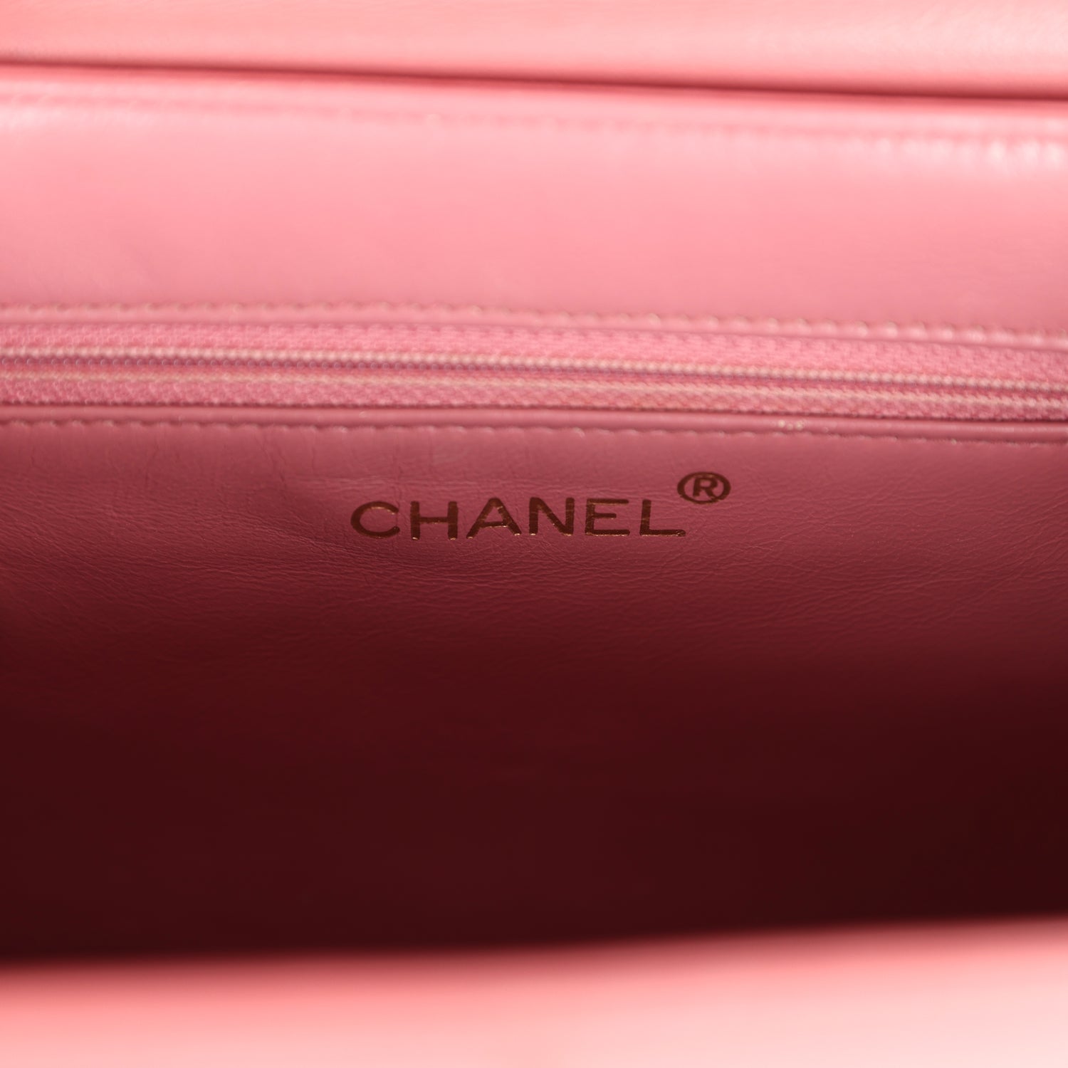 Vintage Chanel Large Kelly Pink Lambskin Gold Hardware