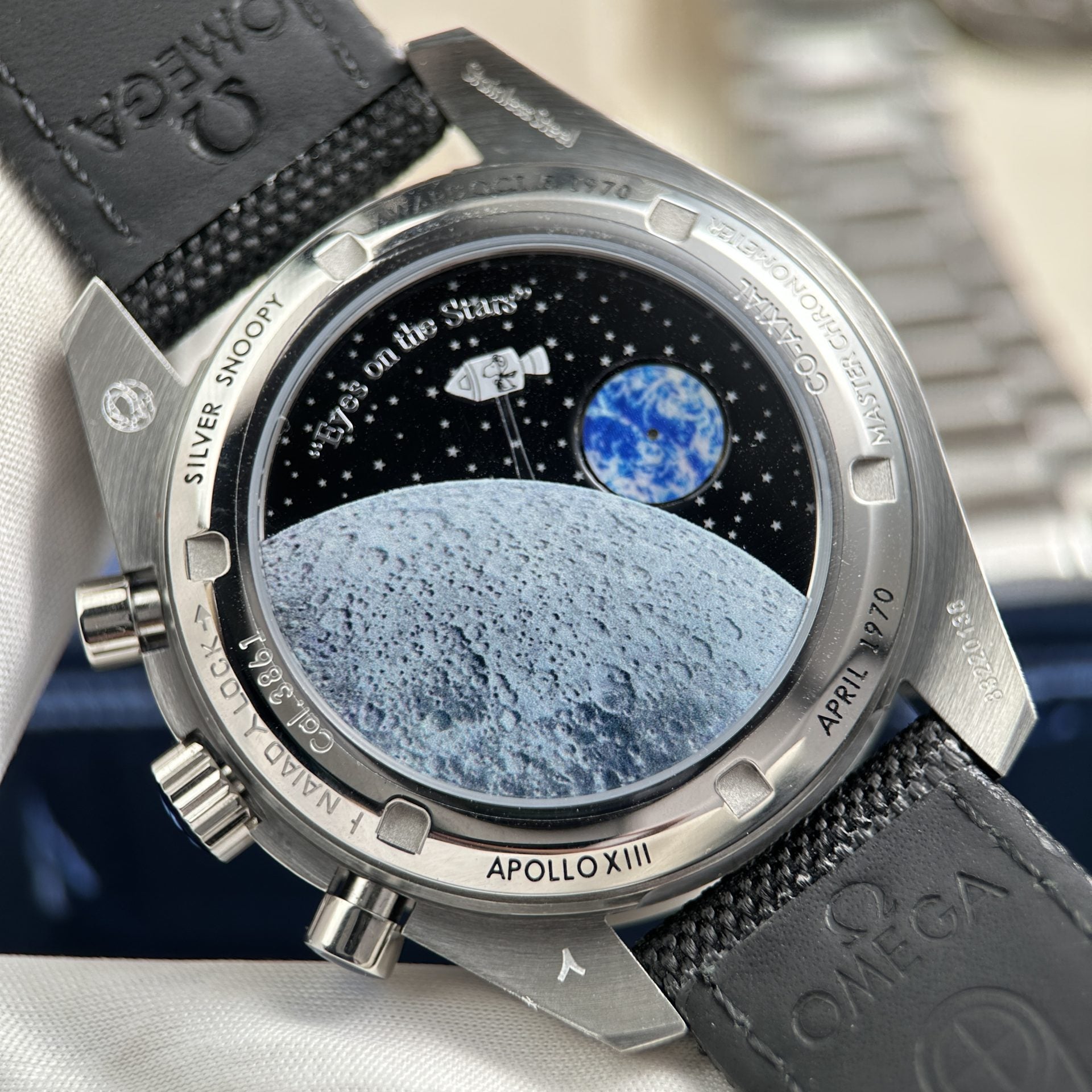 Omega Speedmaster Silver Snoopy Luxury Automatic – Black Dial