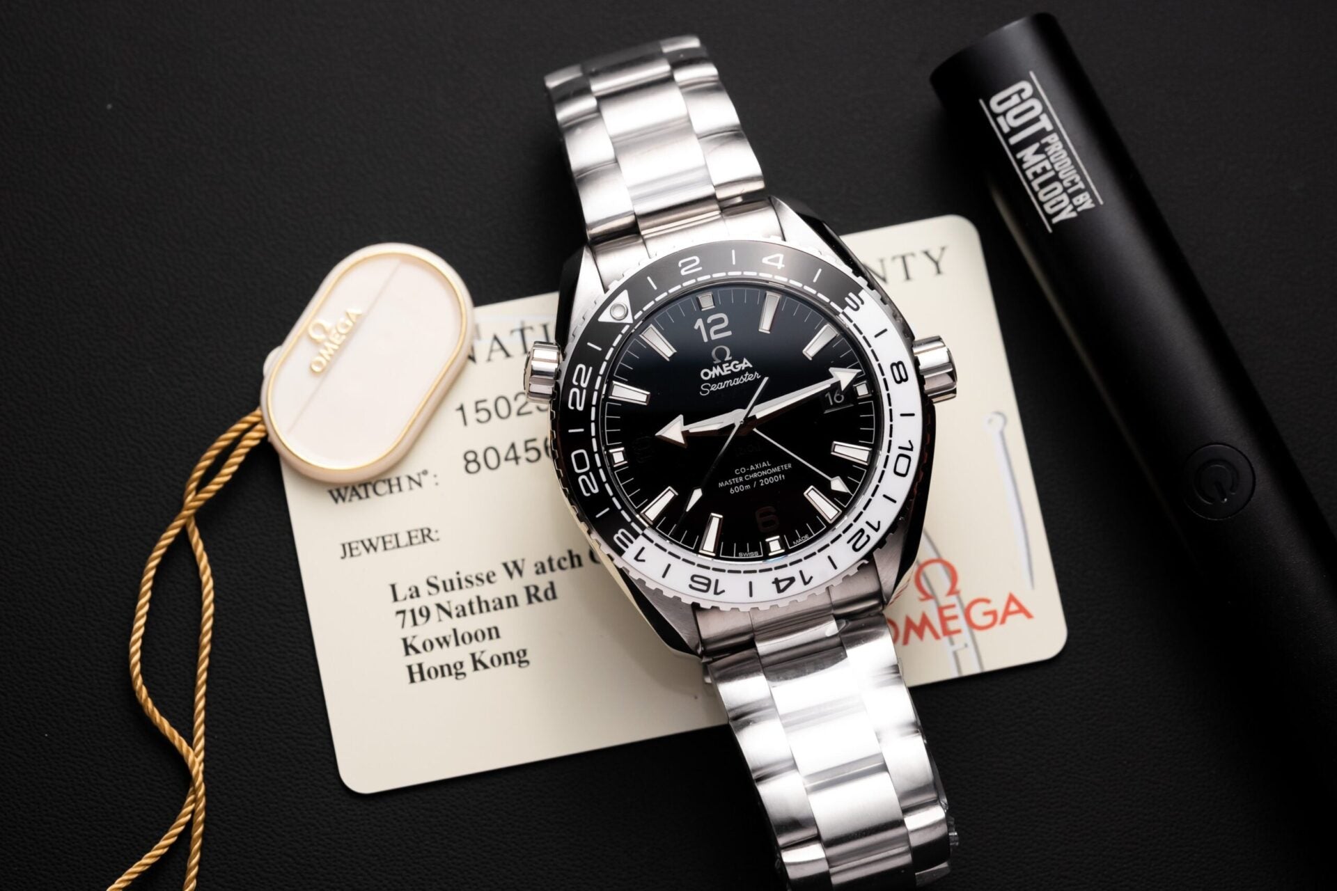 Luxury Dive Style Watch Black Dial Stainless Steel Performance Design