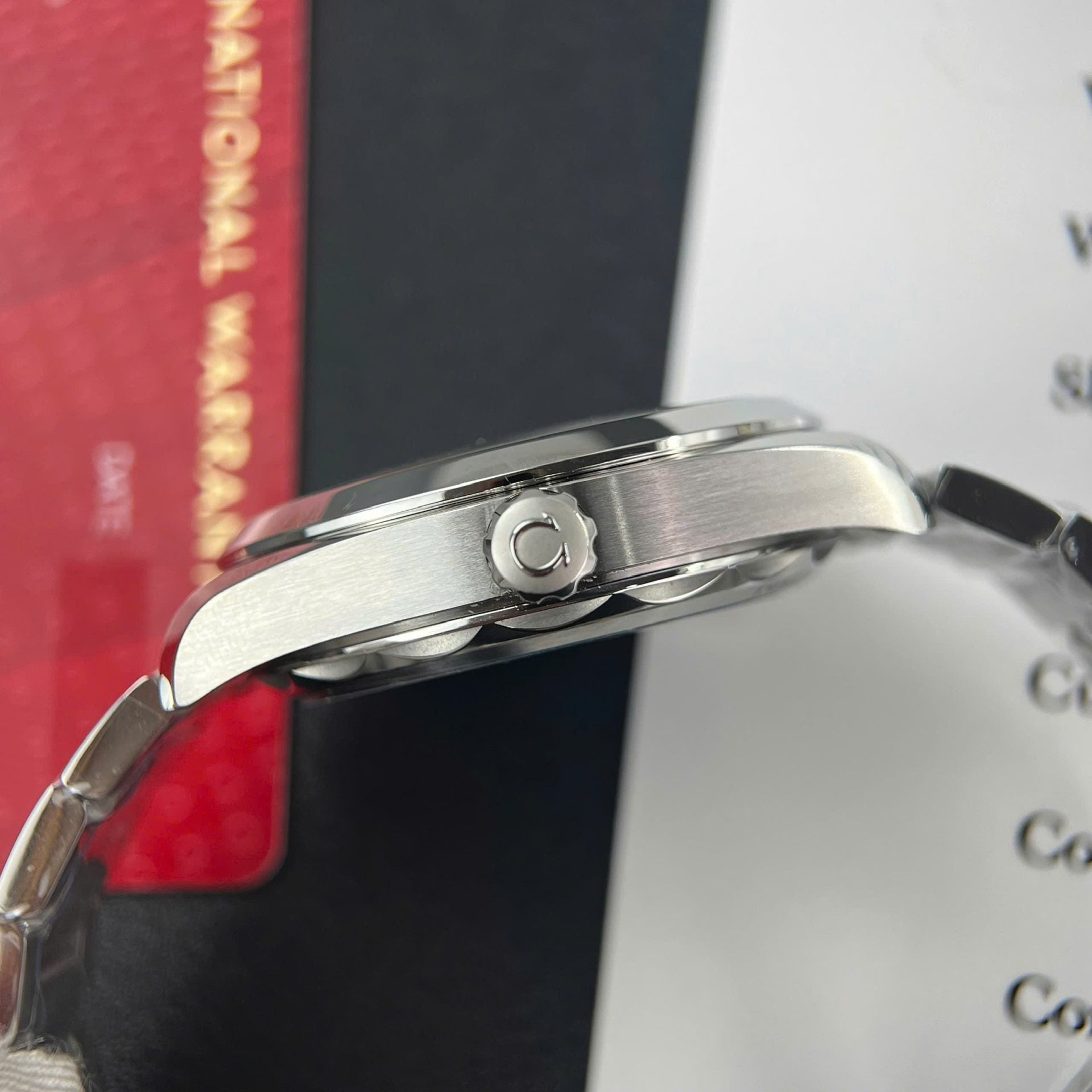 Luxury Dress Sport Watch White Dial Stainless Steel Case