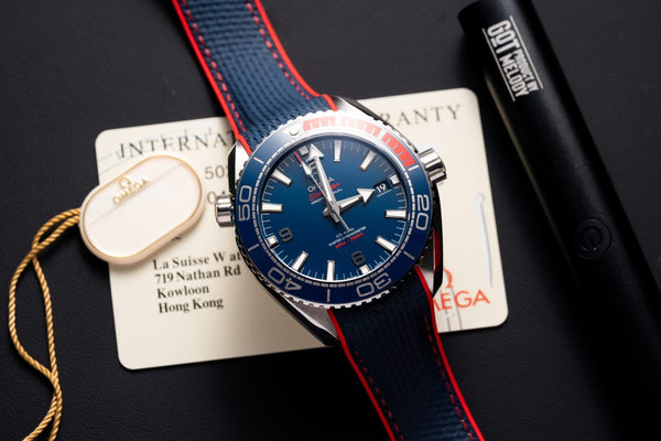 Luxury Sport Style Watch Blue Dial Stainless Steel Limited Edition Design