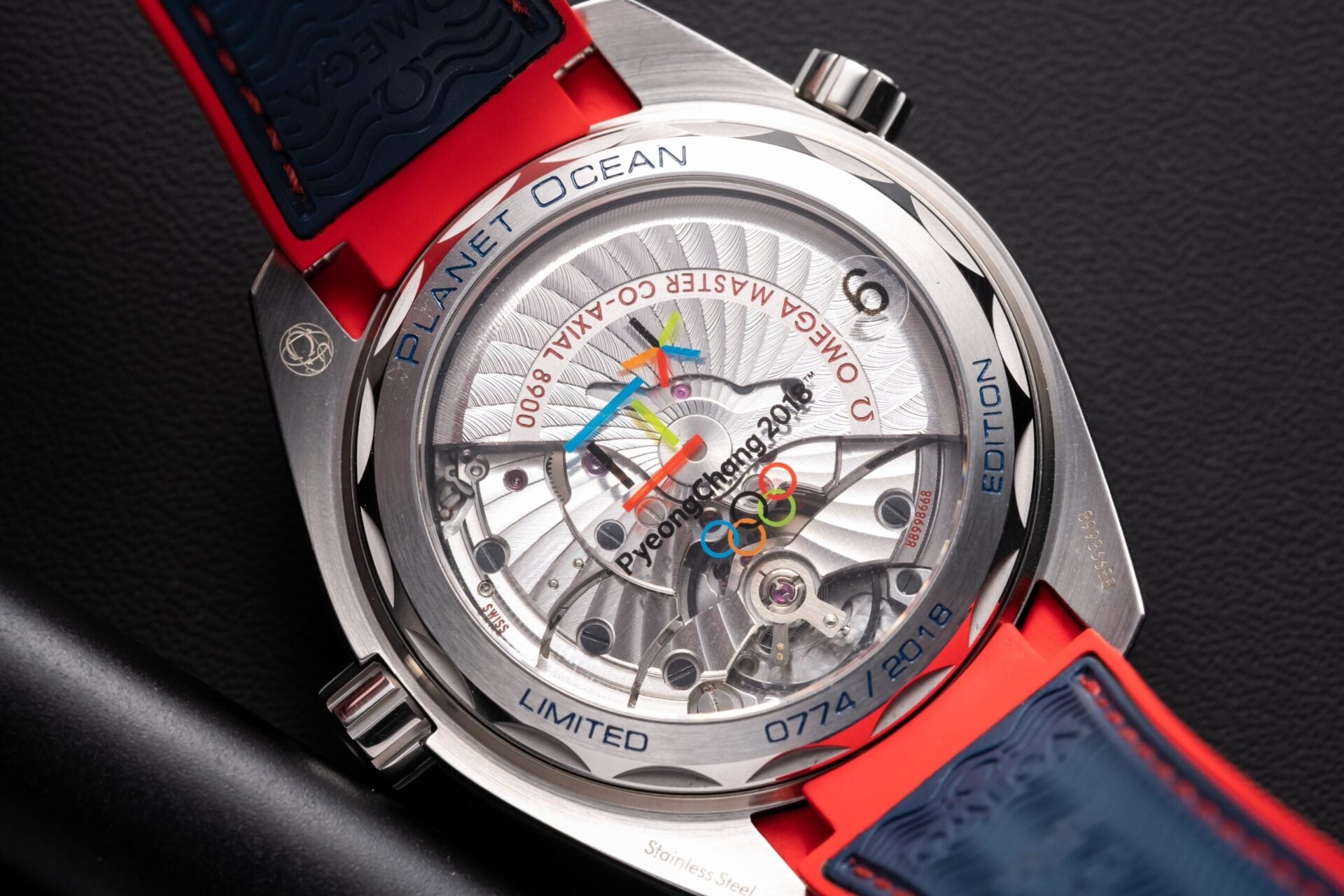 Luxury Sport Style Watch Blue Dial Stainless Steel Limited Edition Design