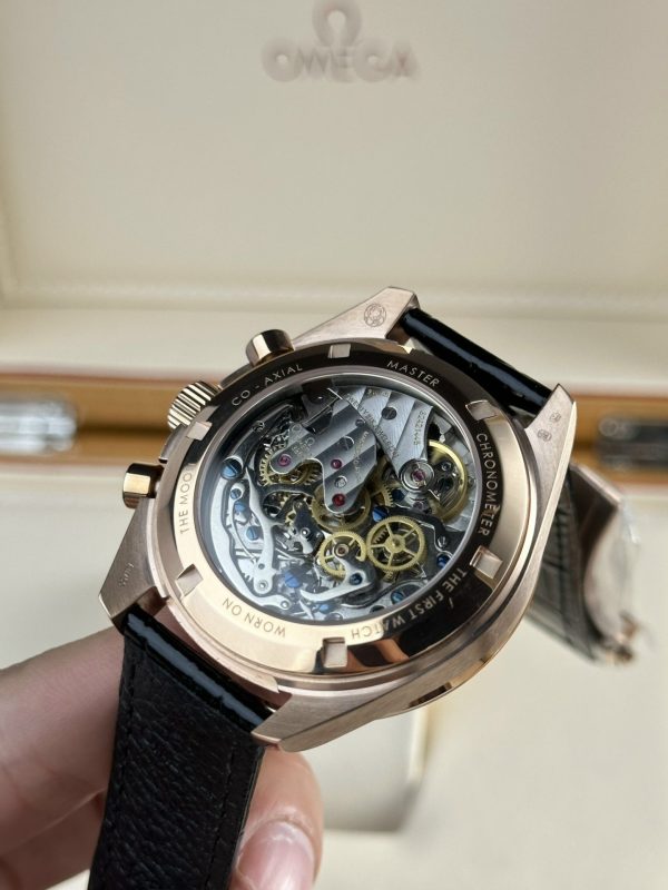 Luxury Chronograph Watch Black Dial Stainless Steel Sport Design