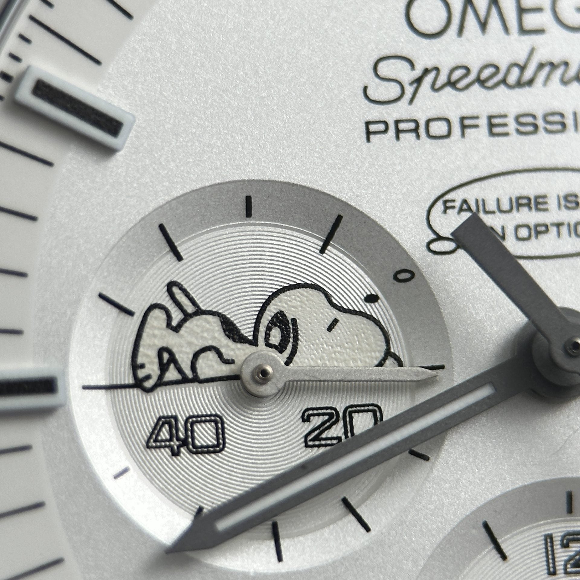 Omega Speedmaster Apollo Snoopy Luxury Automatic – White Dial