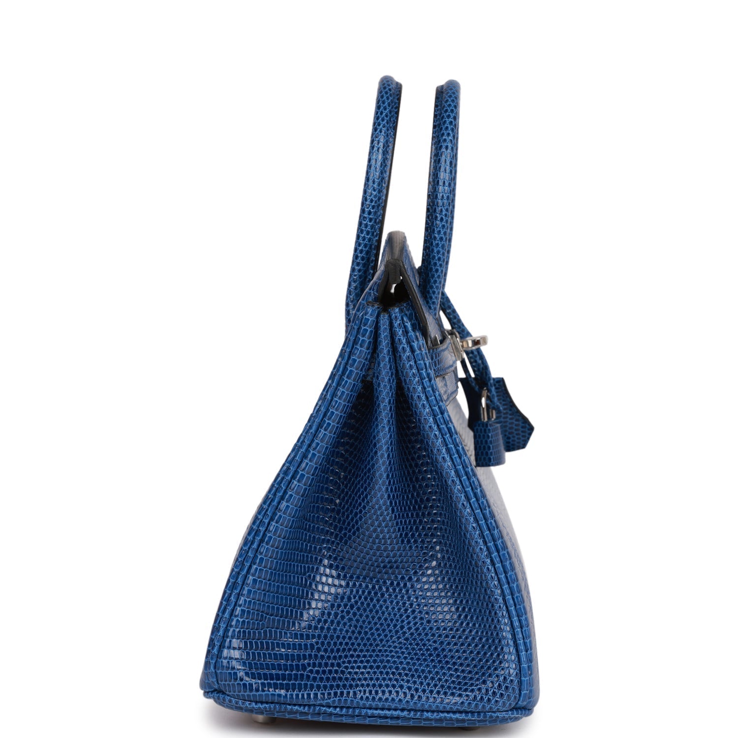Hermes Birkin 25 Bleu Saphir Niloticus Lizard Palladium Hardware