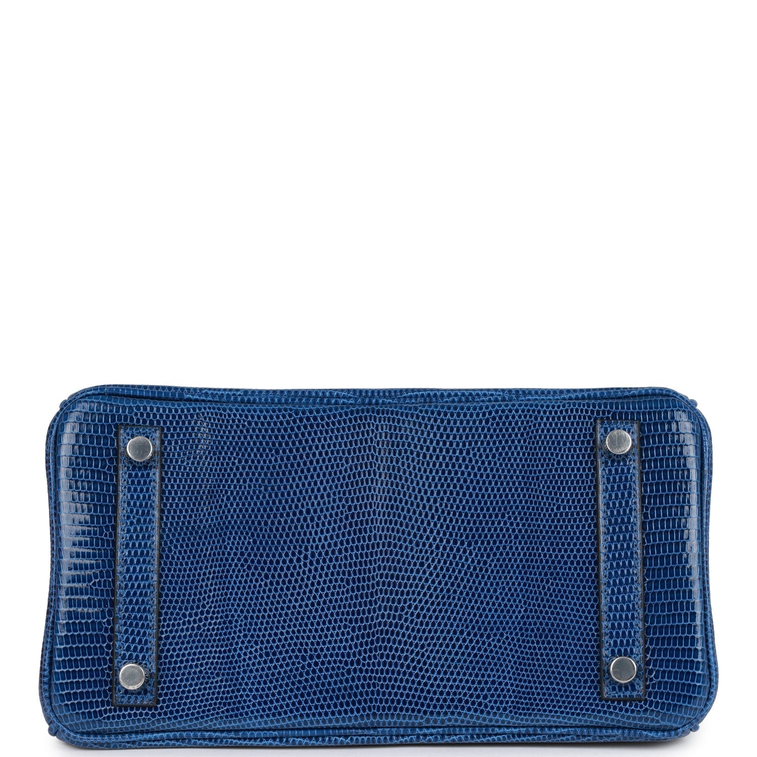Hermes Birkin 25 Bleu Saphir Niloticus Lizard Palladium Hardware