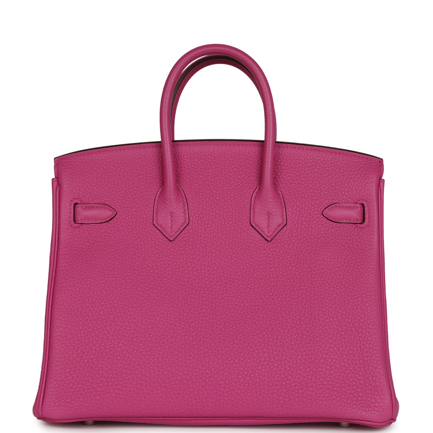 Pre-owned Hermes Birkin 25 Magnolia Togo Palladium Hardware