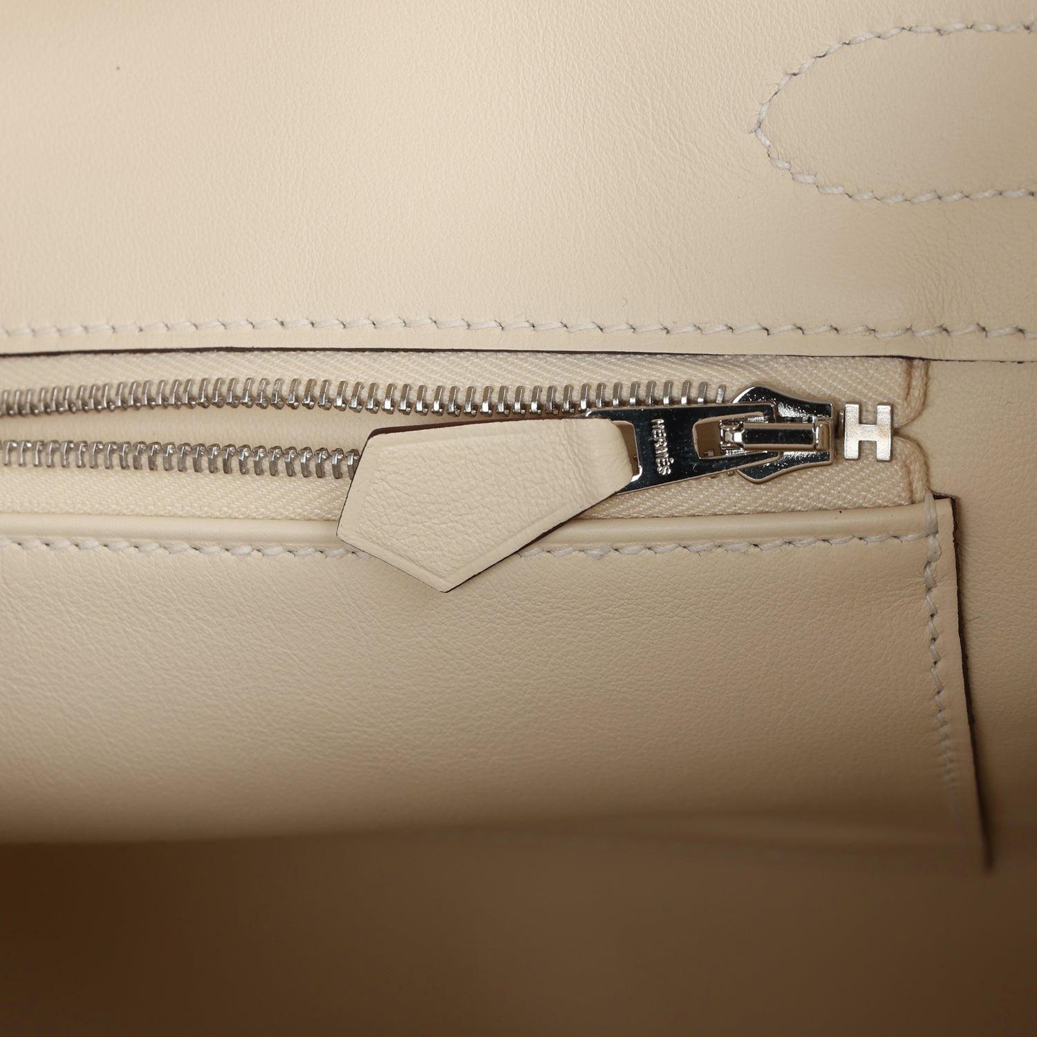 Hermes Birkin 30 Nata Swift and Jaune Poussin Toile H Canvas Palladium Hardware