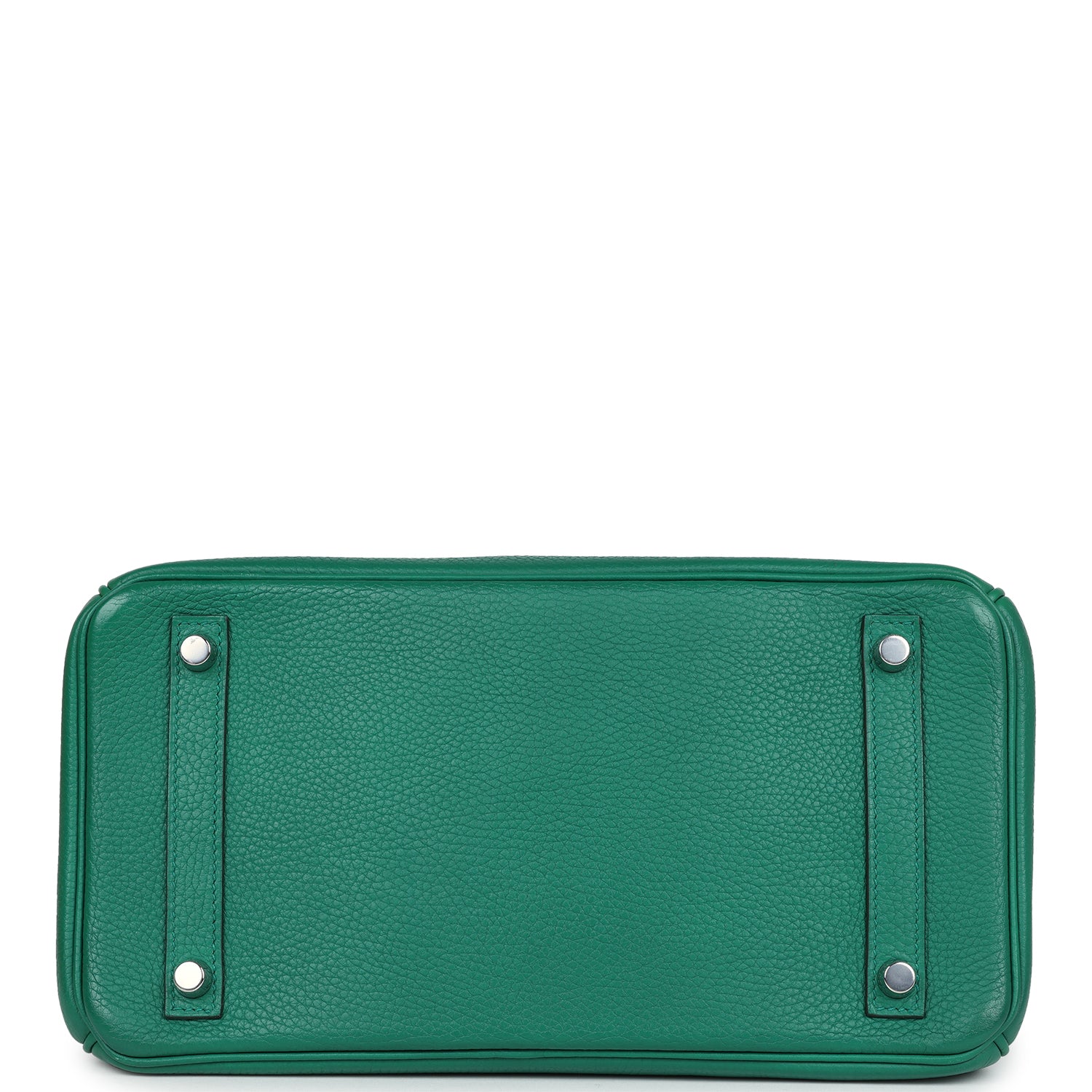 Pre-owned Hermes Birkin 30 Vert Vertigo Togo Palladium Hardware