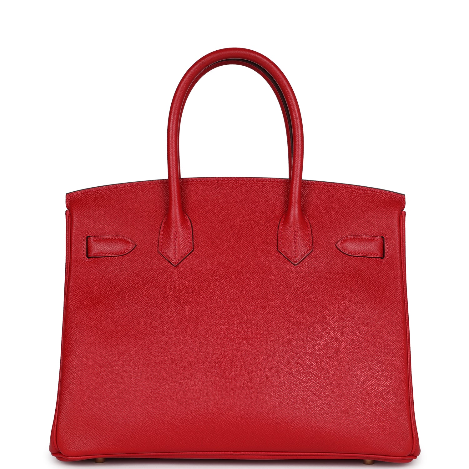 Pre-owned Hermes Birkin 30 Rouge Casaque Epsom Gold Hardware