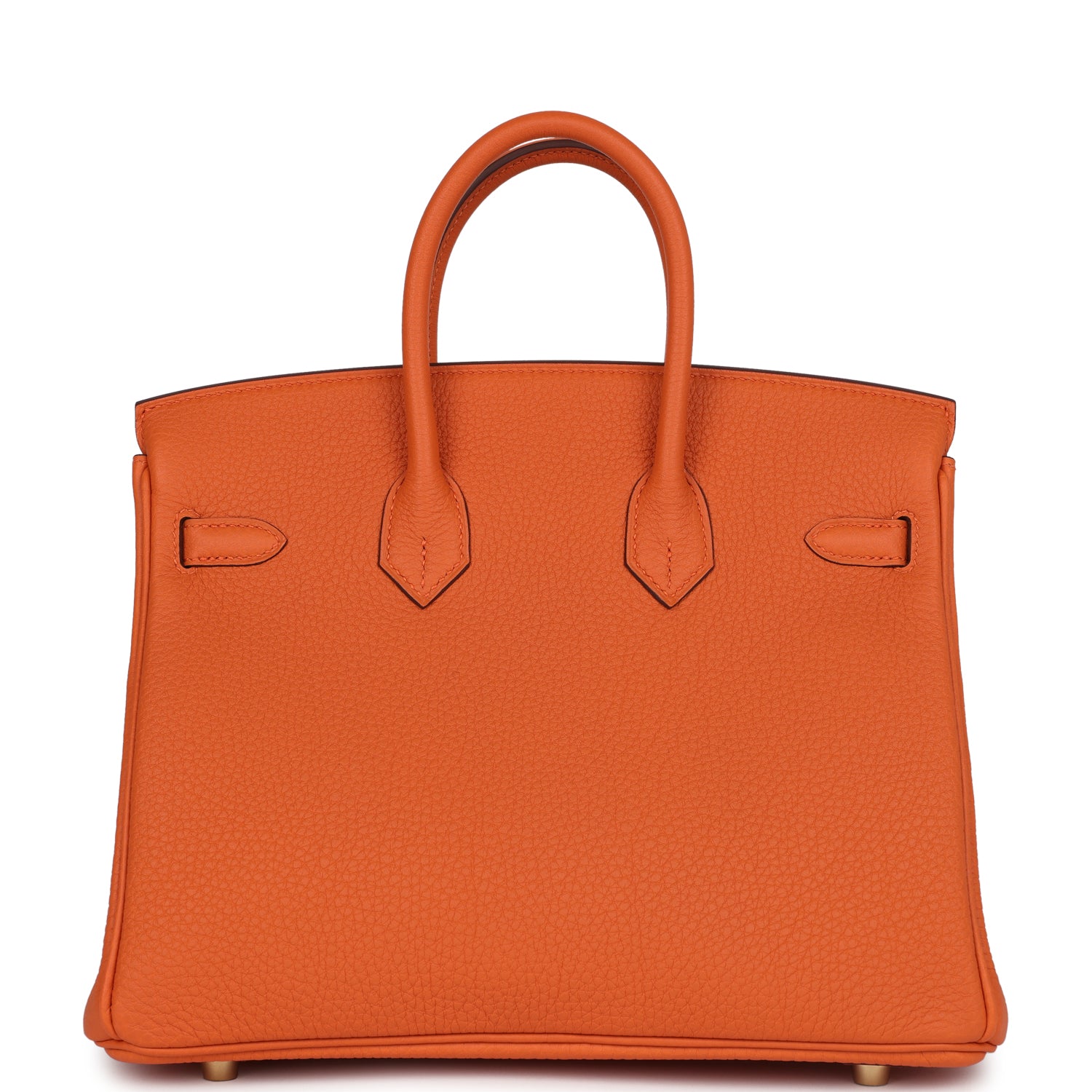 Hermes Birkin 25 Orange Togo Gold Hardware