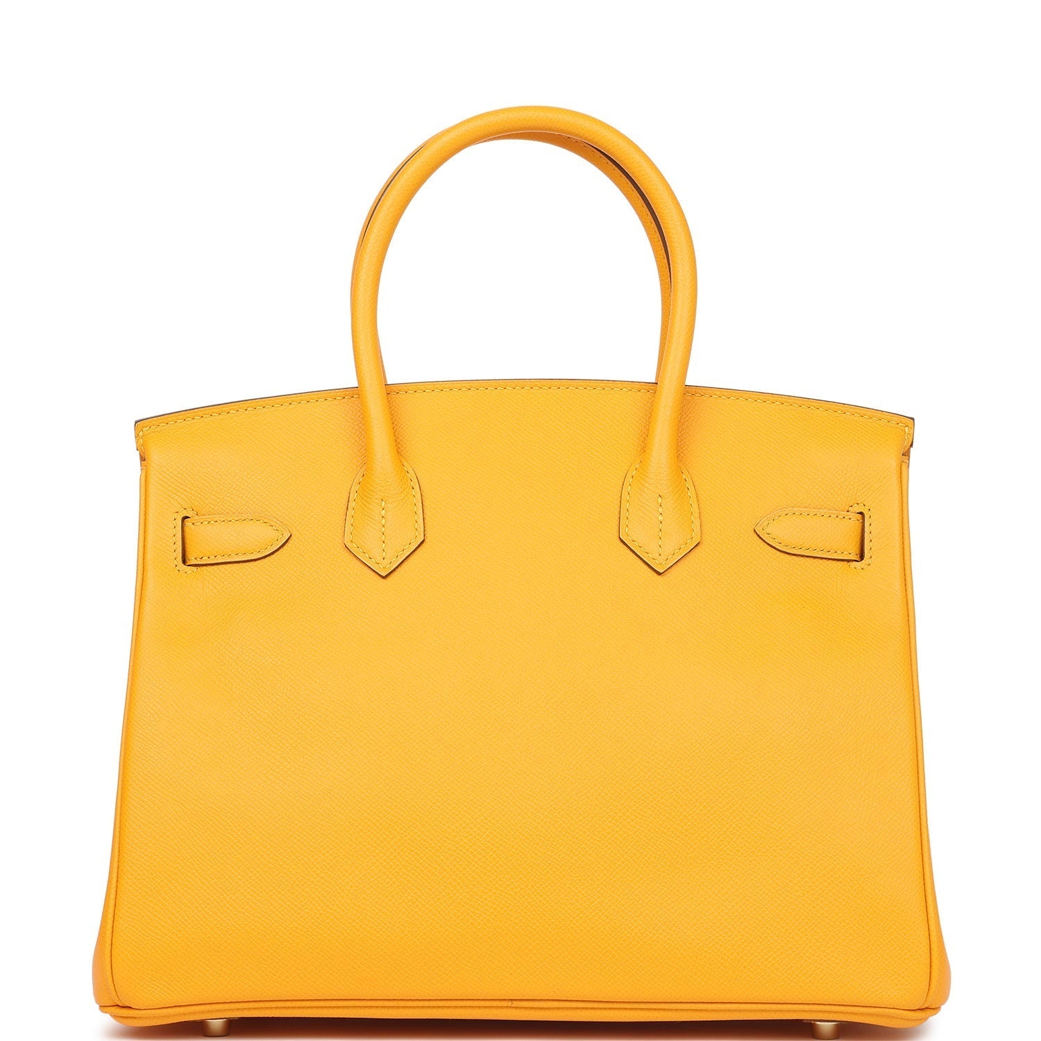 Pre-owned Hermes Birkin 30 Jaune D'or Epsom Gold Hardware