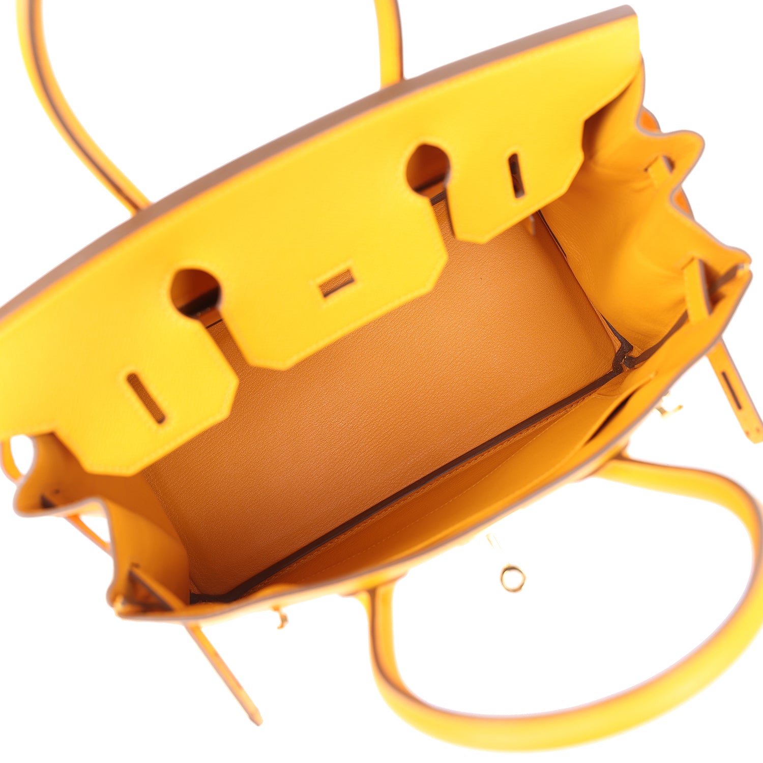 Pre-owned Hermes Birkin 30 Jaune D'or Epsom Gold Hardware