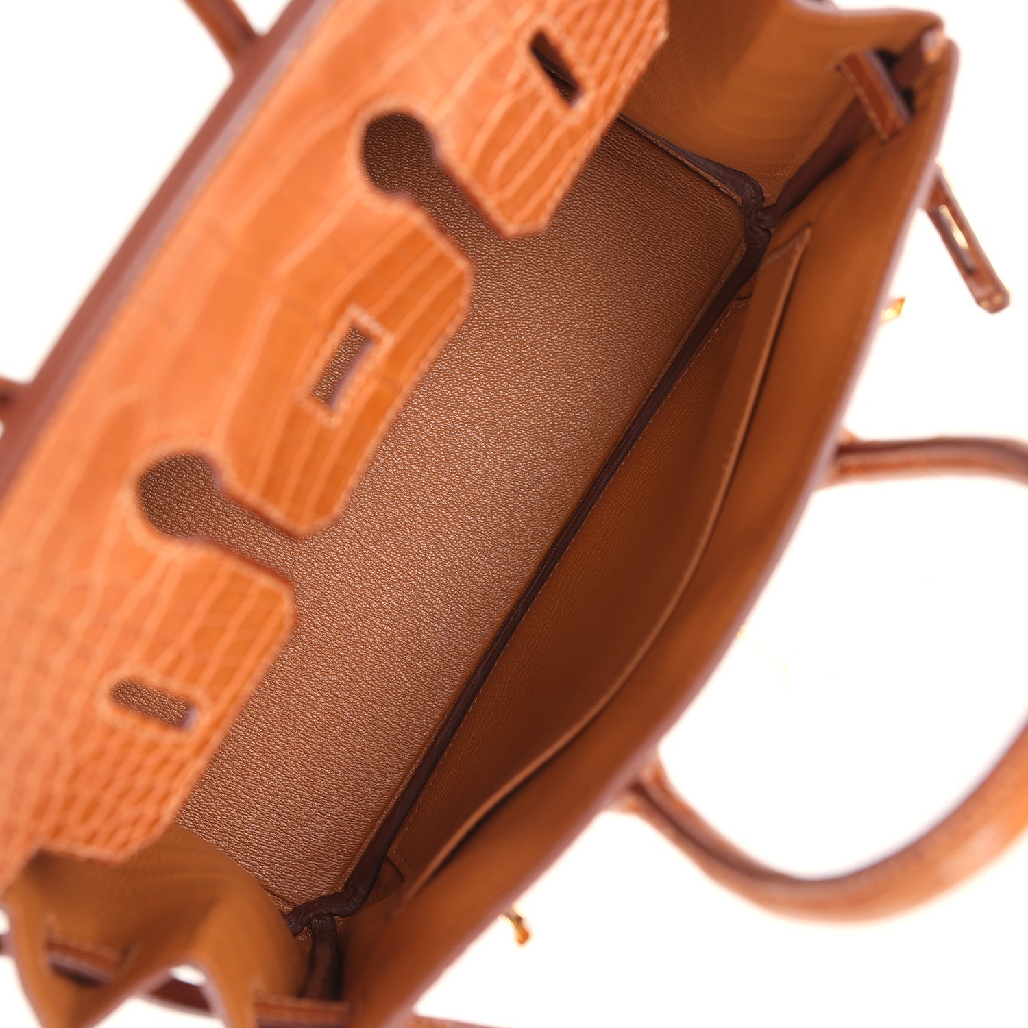 Hermes Birkin 25 Gold Matte Alligator Gold Hardware