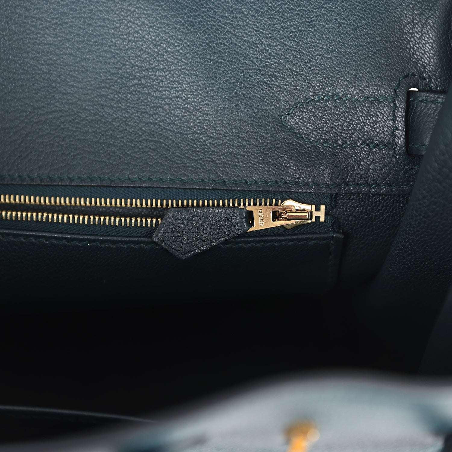 Hermes Birkin 30 Vert Cypress Taurillon Novillo Gold Hardware