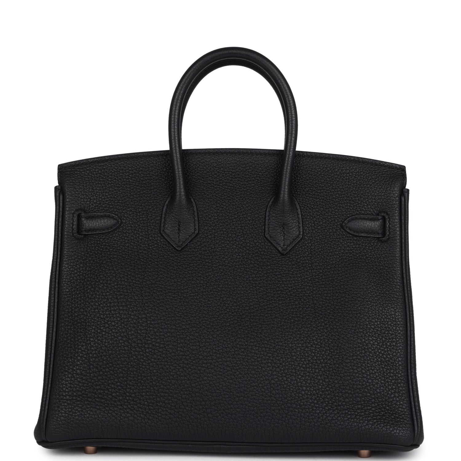 Hermes Birkin 25 Black Togo Rose Gold Hardware