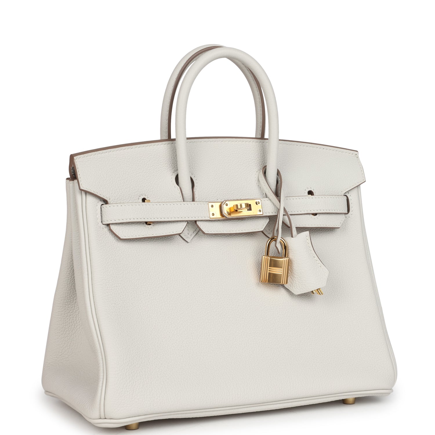 Hermes Birkin 25 Gris Pale Togo Gold Hardware