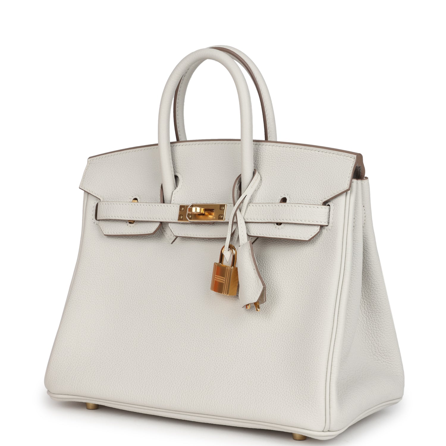 Hermes Birkin 25 Gris Pale Togo Gold Hardware