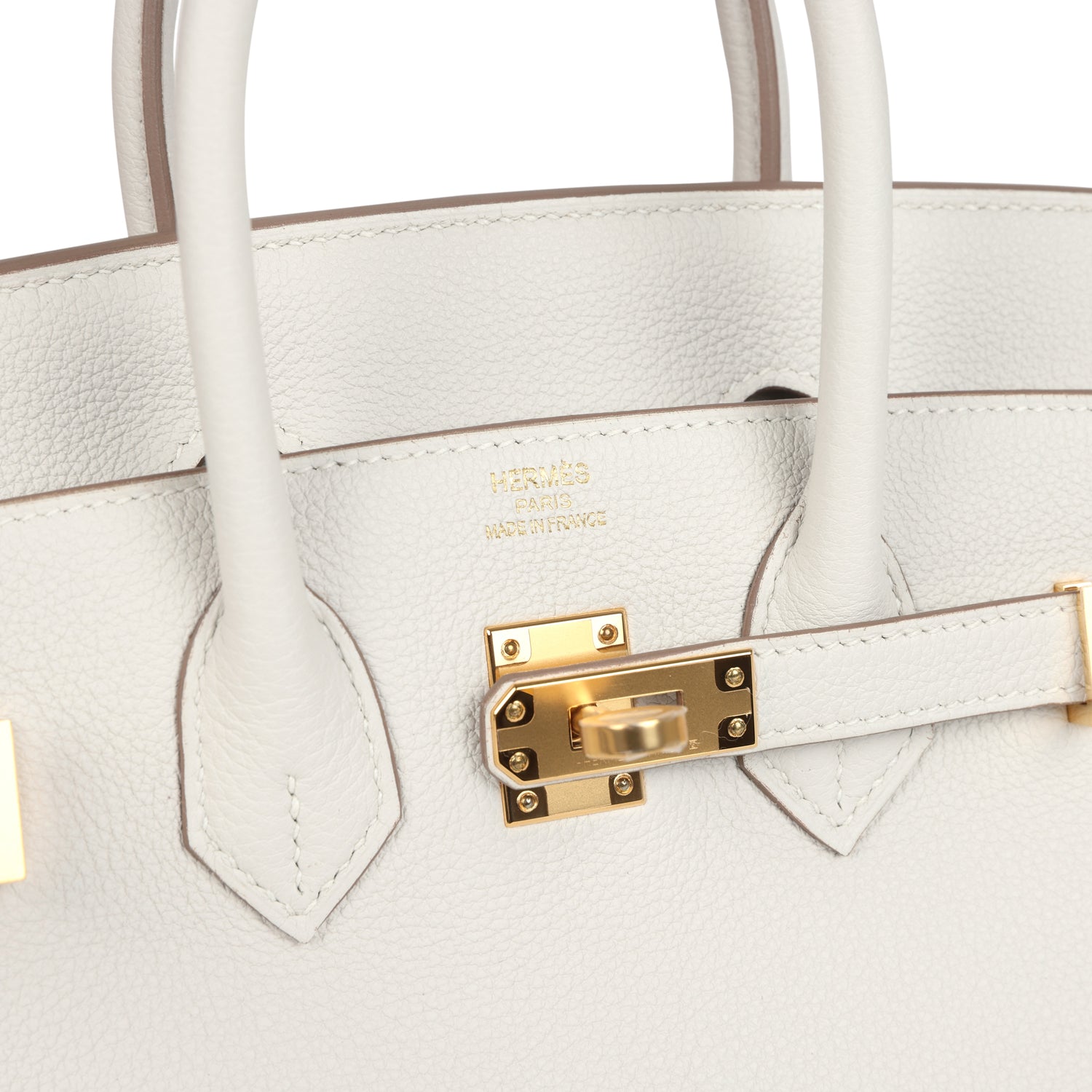 Hermes Birkin 25 Gris Pale Togo Gold Hardware