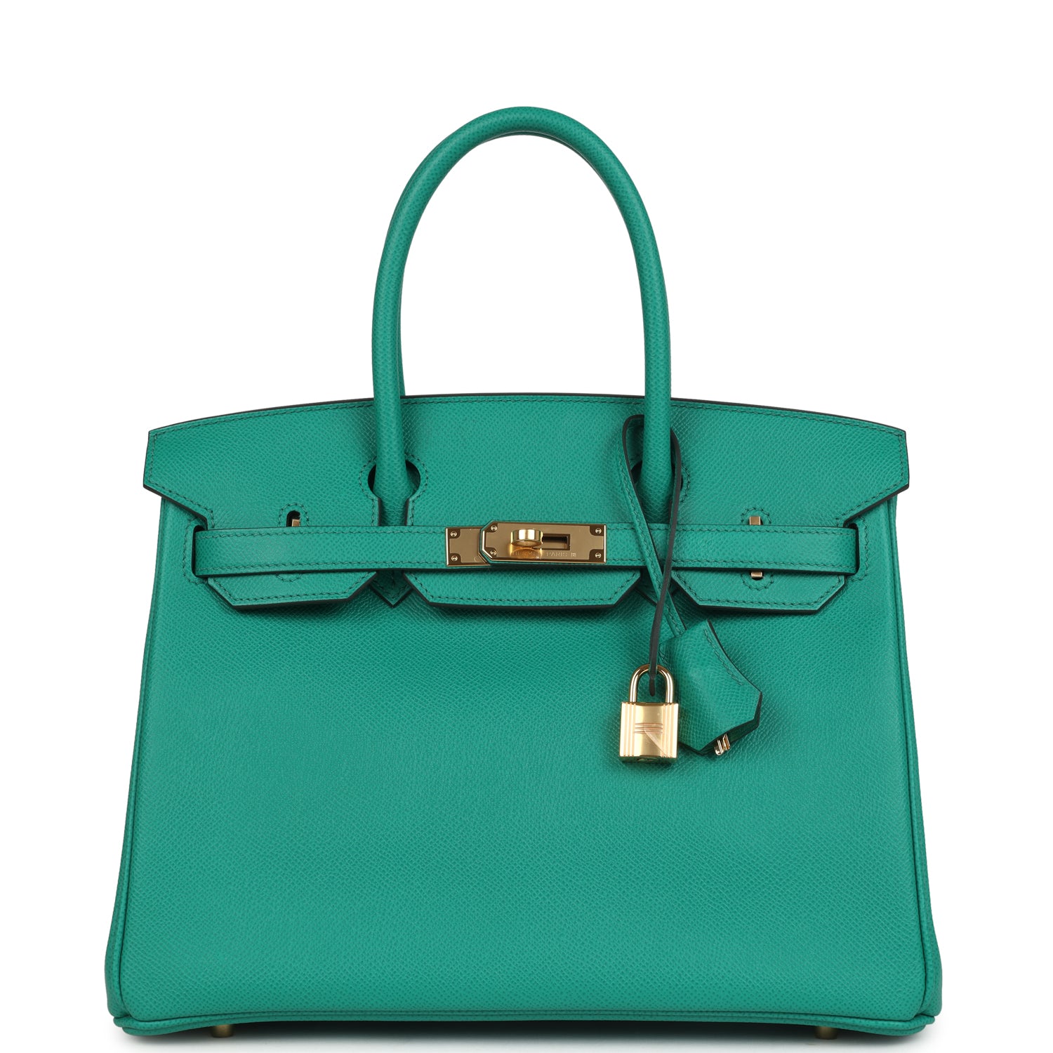 Hermes Birkin 30 Vert Jade Epsom Gold Hardware