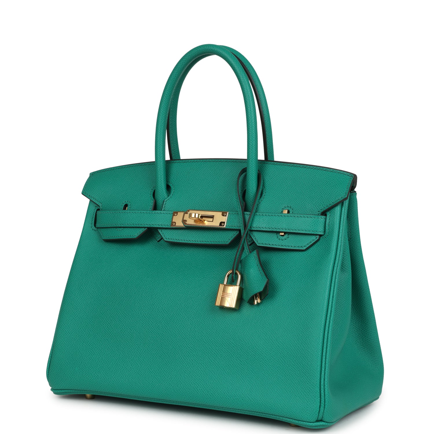 Hermes Birkin 30 Vert Jade Epsom Gold Hardware