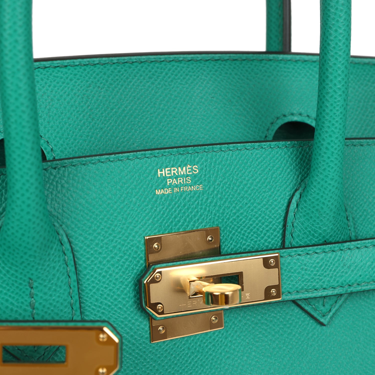 Hermes Birkin 30 Vert Jade Epsom Gold Hardware