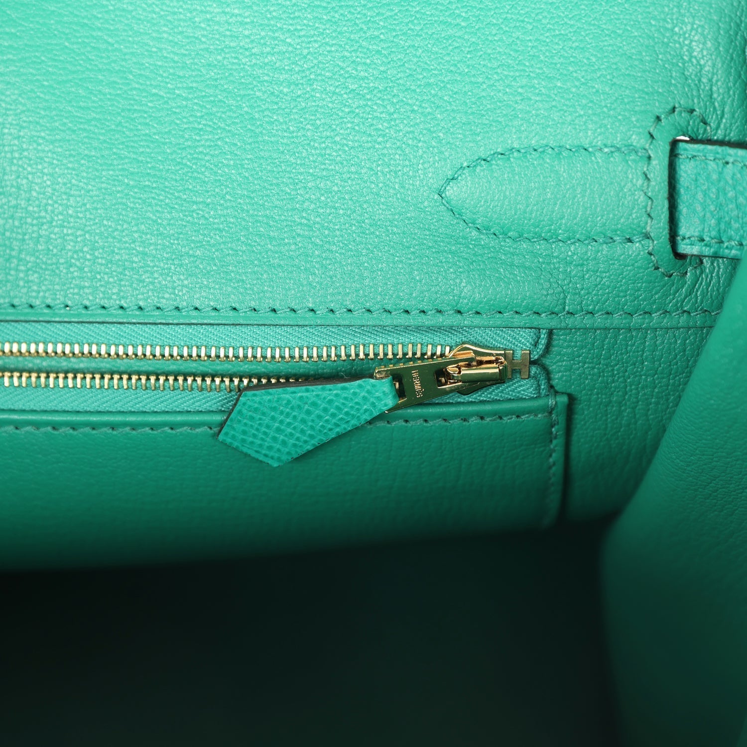 Hermes Birkin 30 Vert Jade Epsom Gold Hardware