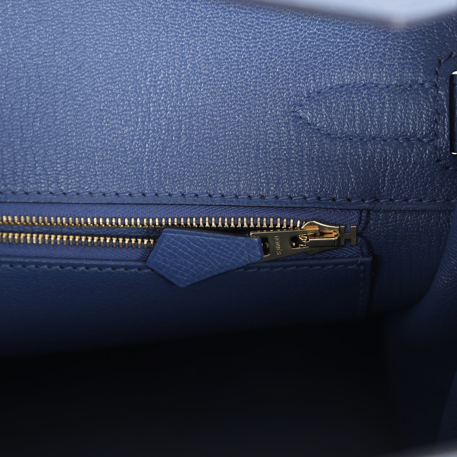 Pre-owned Hermes Birkin 30 Bleu Brighton Epsom Gold Hardware