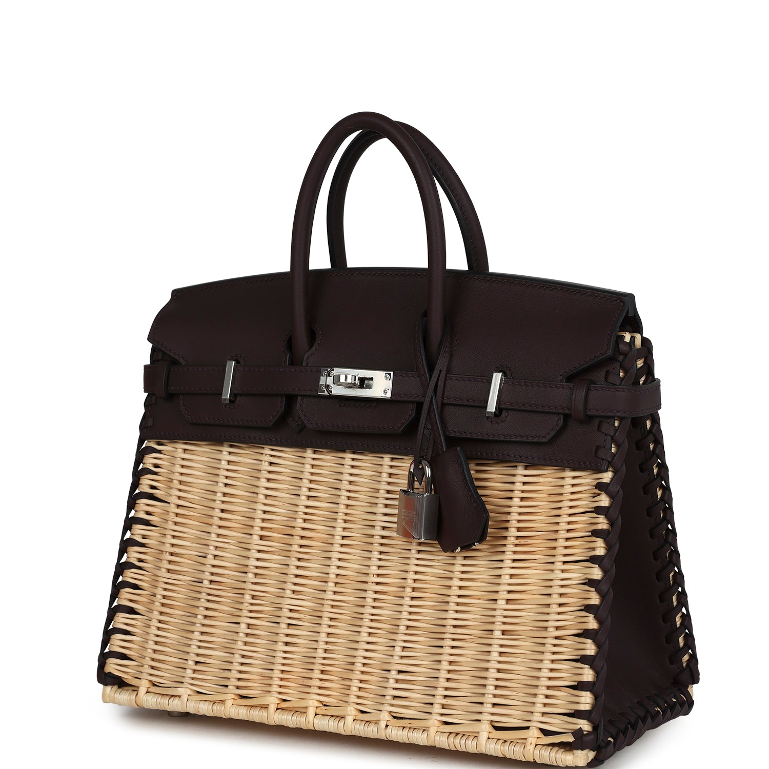Hermes Picnic Birkin 25 Rouge Sellier Swift Palladium Hardware