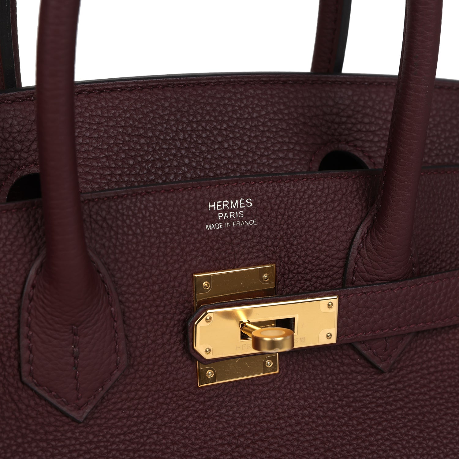 Hermes Birkin 30 Bordeaux Togo Gold Hardware