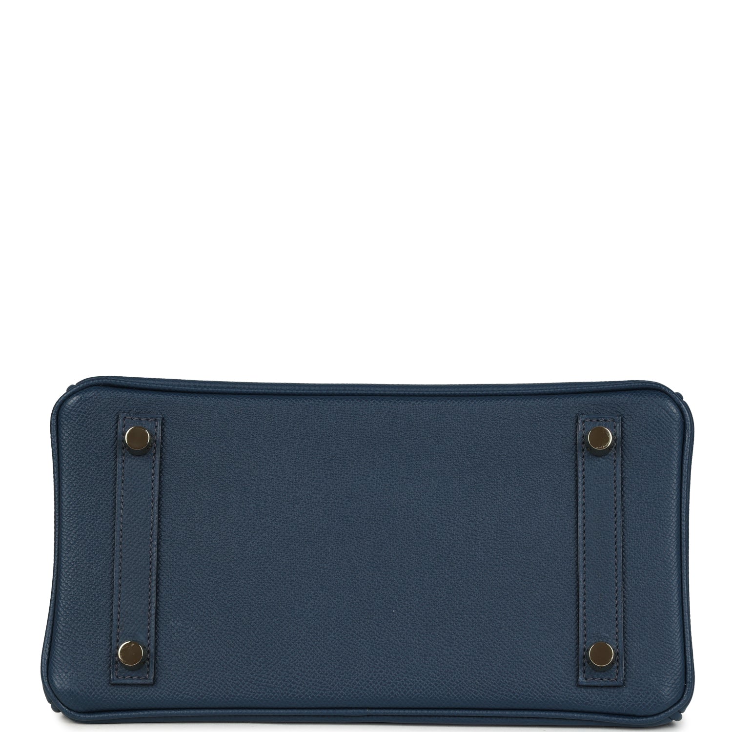 Pre-owned Hermes Birkin 25 Tri-color Bleu De Prusse, Bleu Indigo and Black Epsom Gold Hardware
