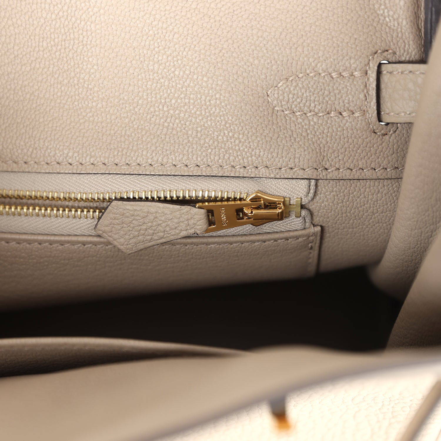 Hermes Birkin 25 Gris Tourterelle Togo Gold Hardware