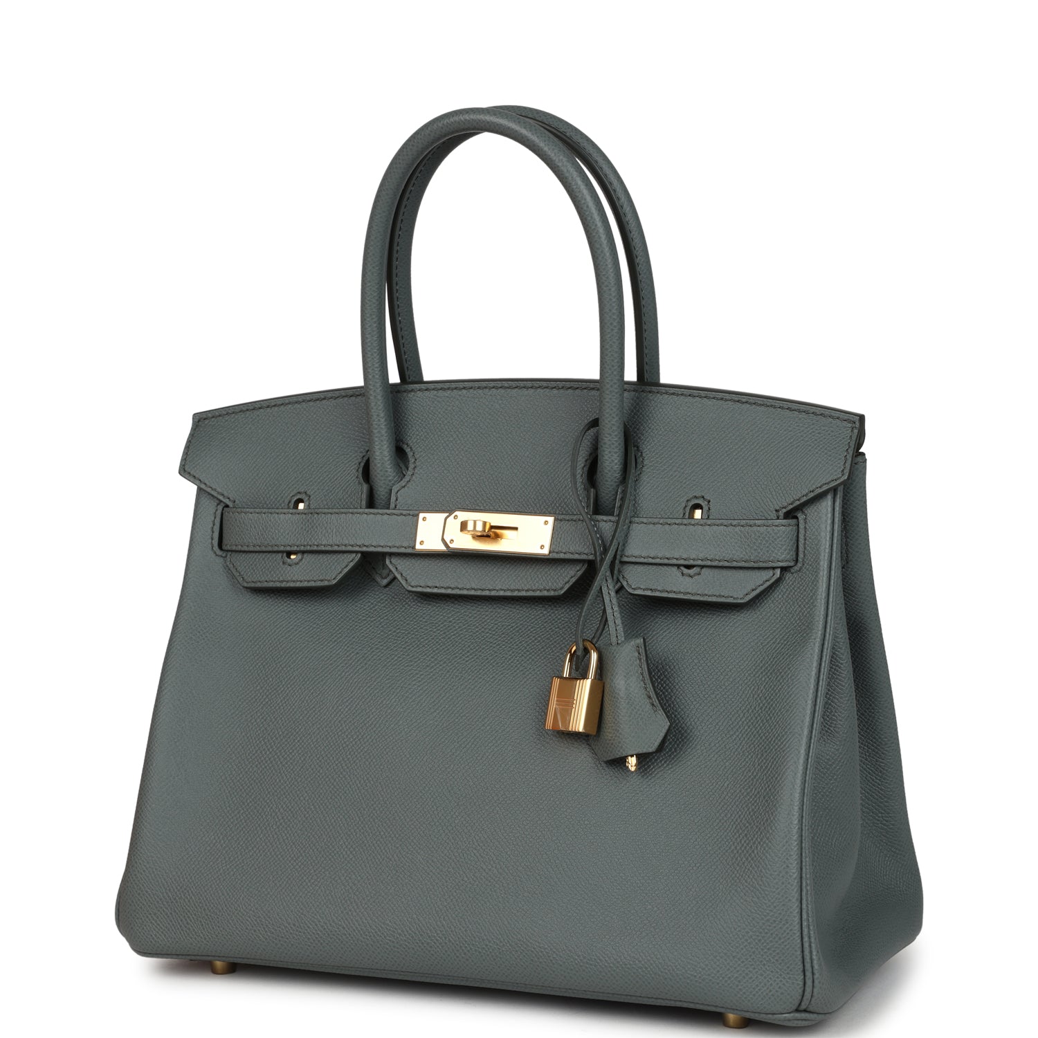 Hermes Birkin 30 Vert Amande Epsom Gold Hardware