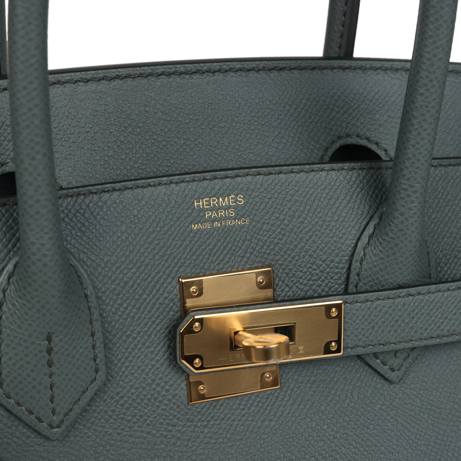 Hermes Birkin 30 Vert Amande Epsom Gold Hardware