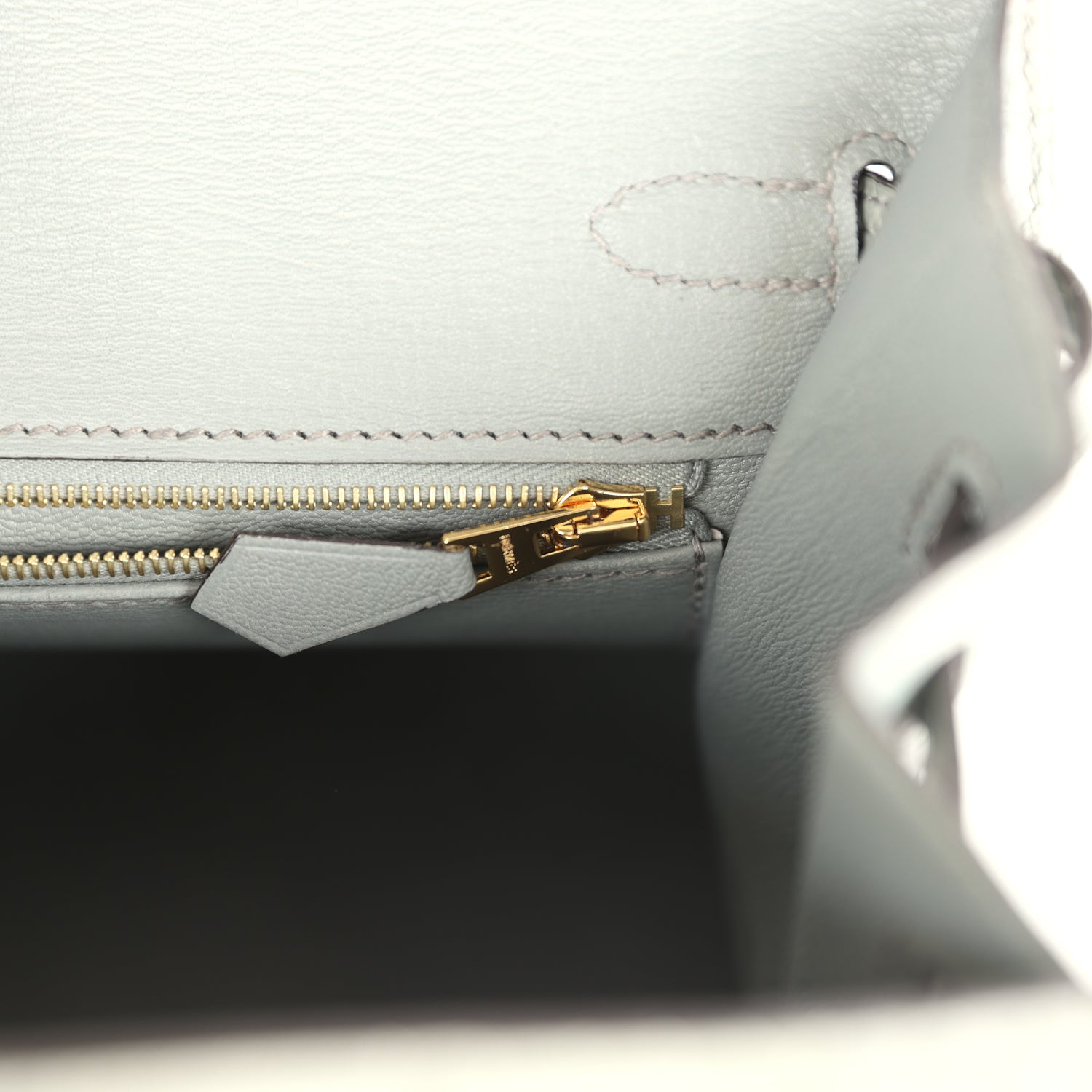 Hermes Birkin Sellier 25 Gris Ciment Matte Alligator Gold Hardware